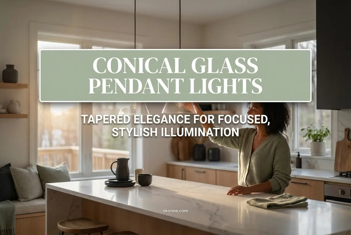 conical-glass-pendant-light