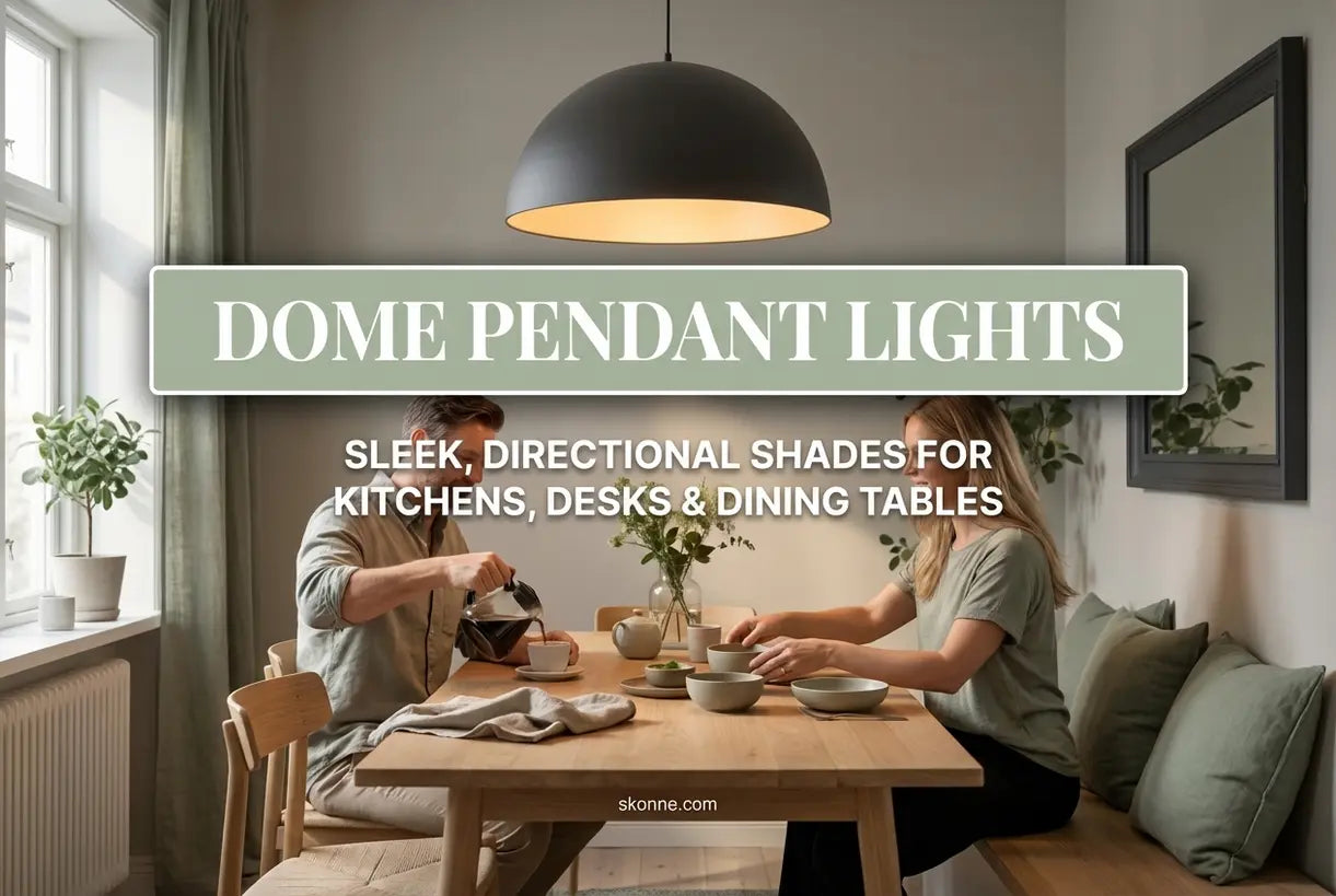 Dome Pendant Light Guide: Kitchen & Dining Ideas