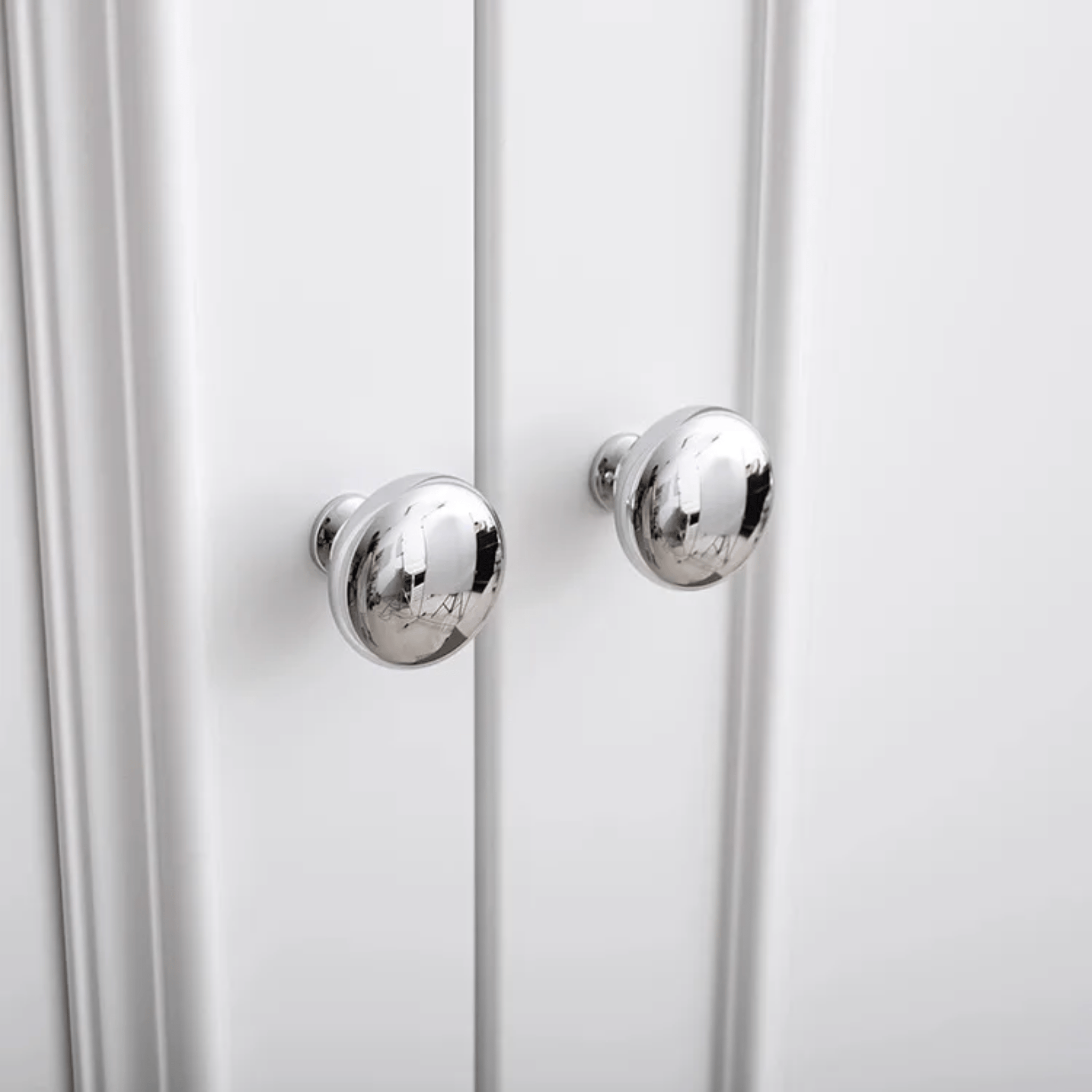 Brass Chrome Cabinet Knobs and Pull Handles - Skonne, &, Blanka Set