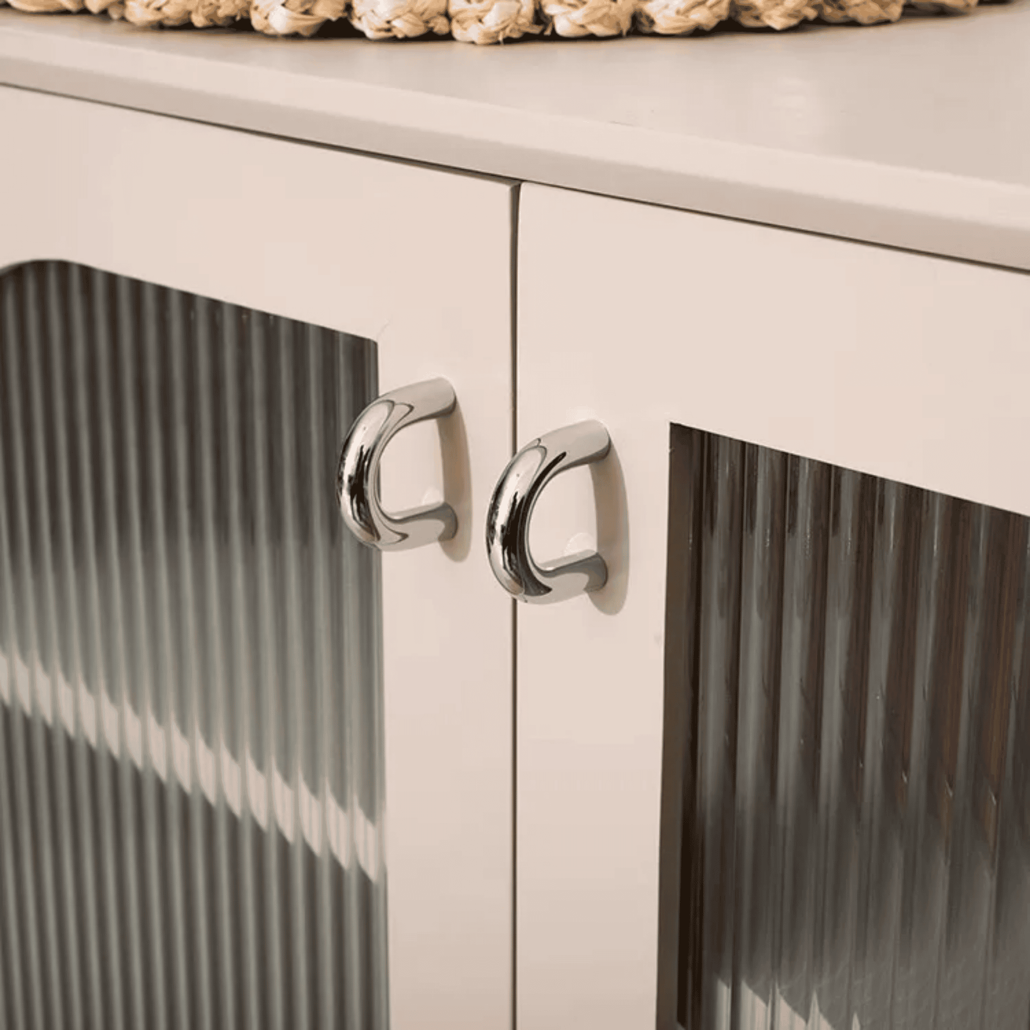 Brass Chrome Cabinet Knobs and Pull Handles - Skonne, &, Blanka Set