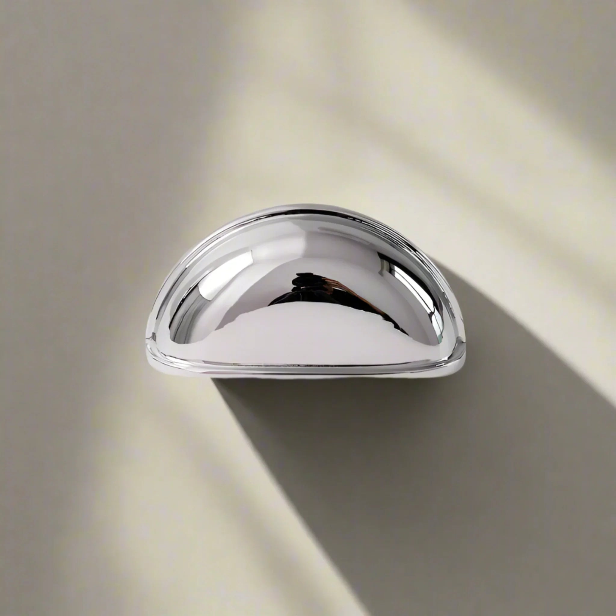 Brass Chrome Cabinet Knobs and Pull Handles - Skonne, Shell Handle, &, Blanka Set