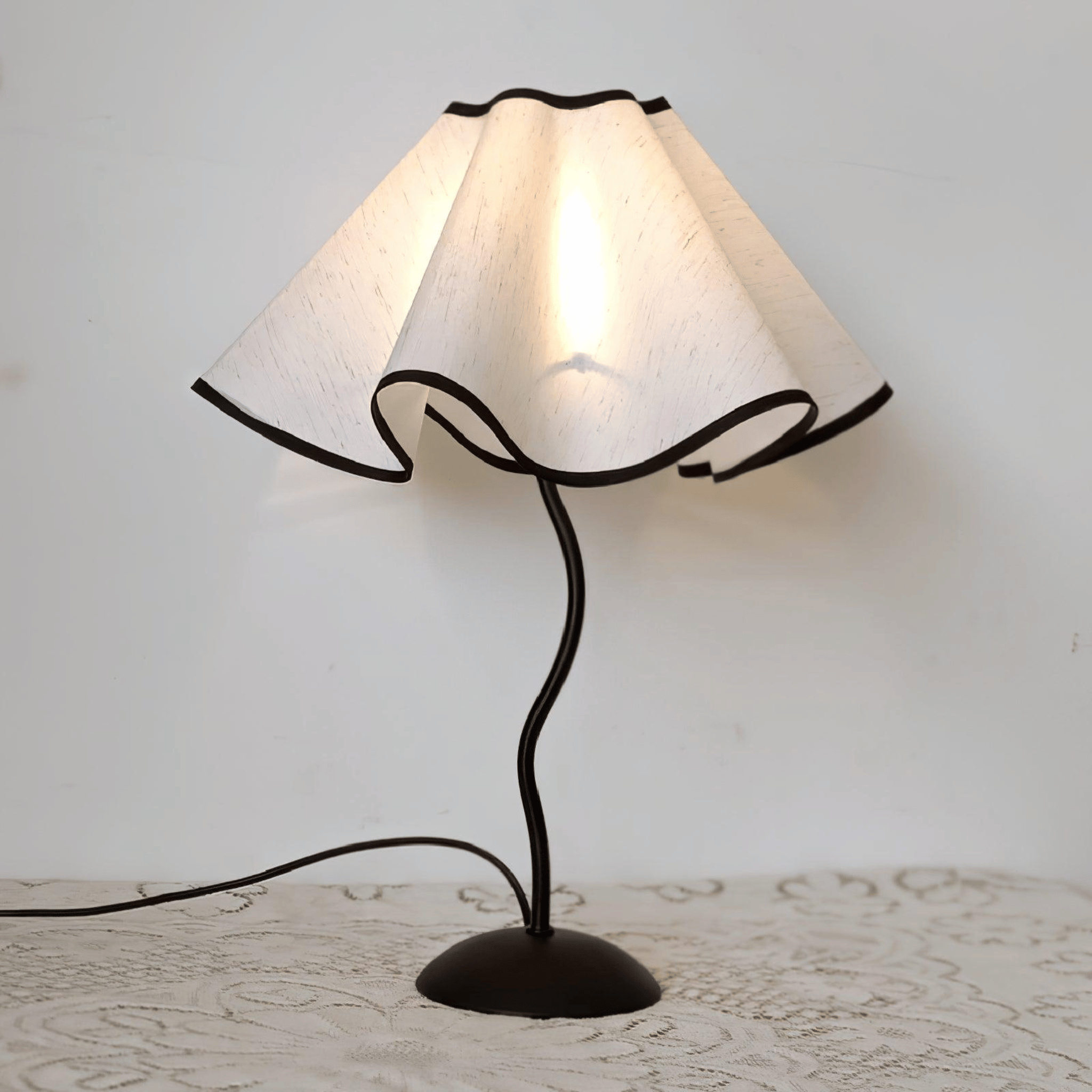 Handcrafted Nordic Petal Table Lamp 3 Light Tones, Lamps, Blomly LED