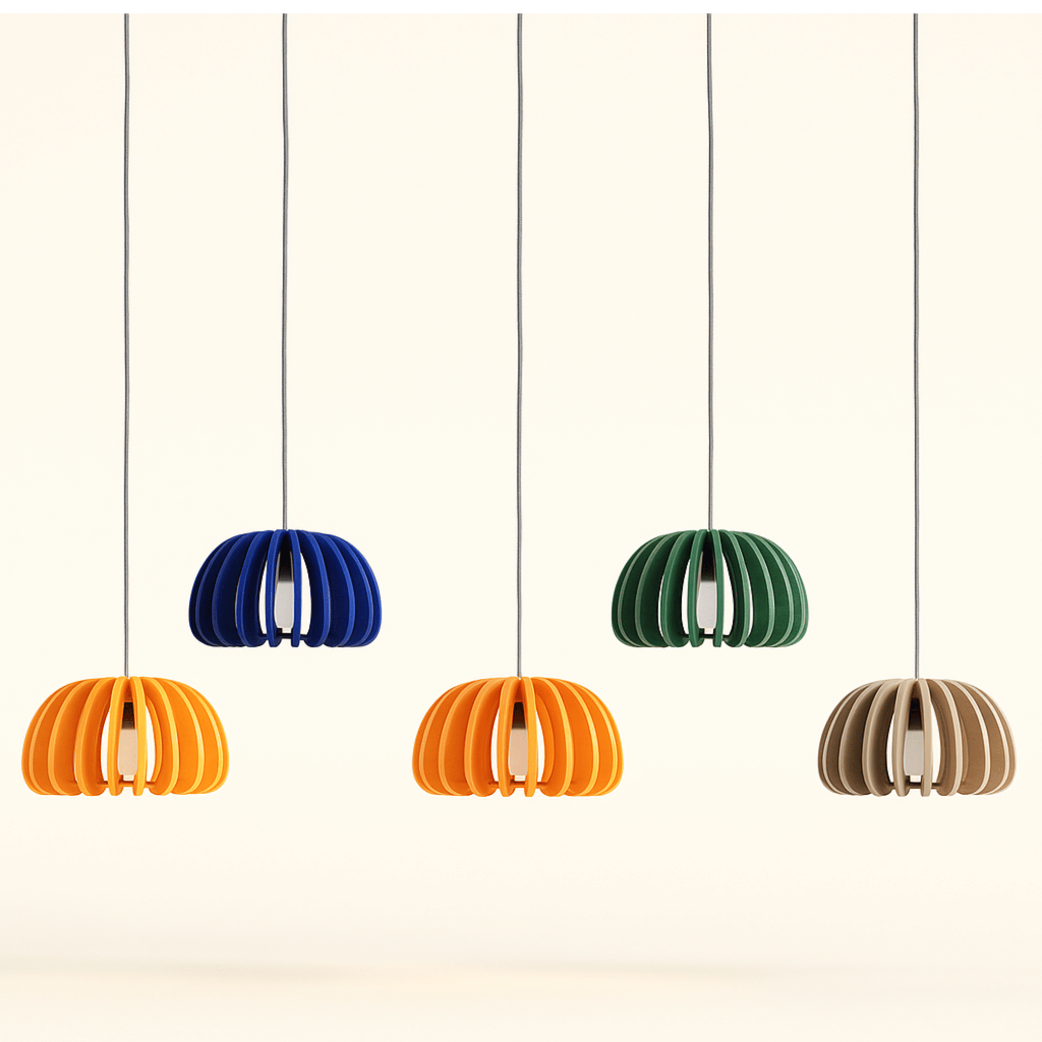 Modern Acoustic Felt Pendant Light — Dampa Skonne, Ceiling Fixtures