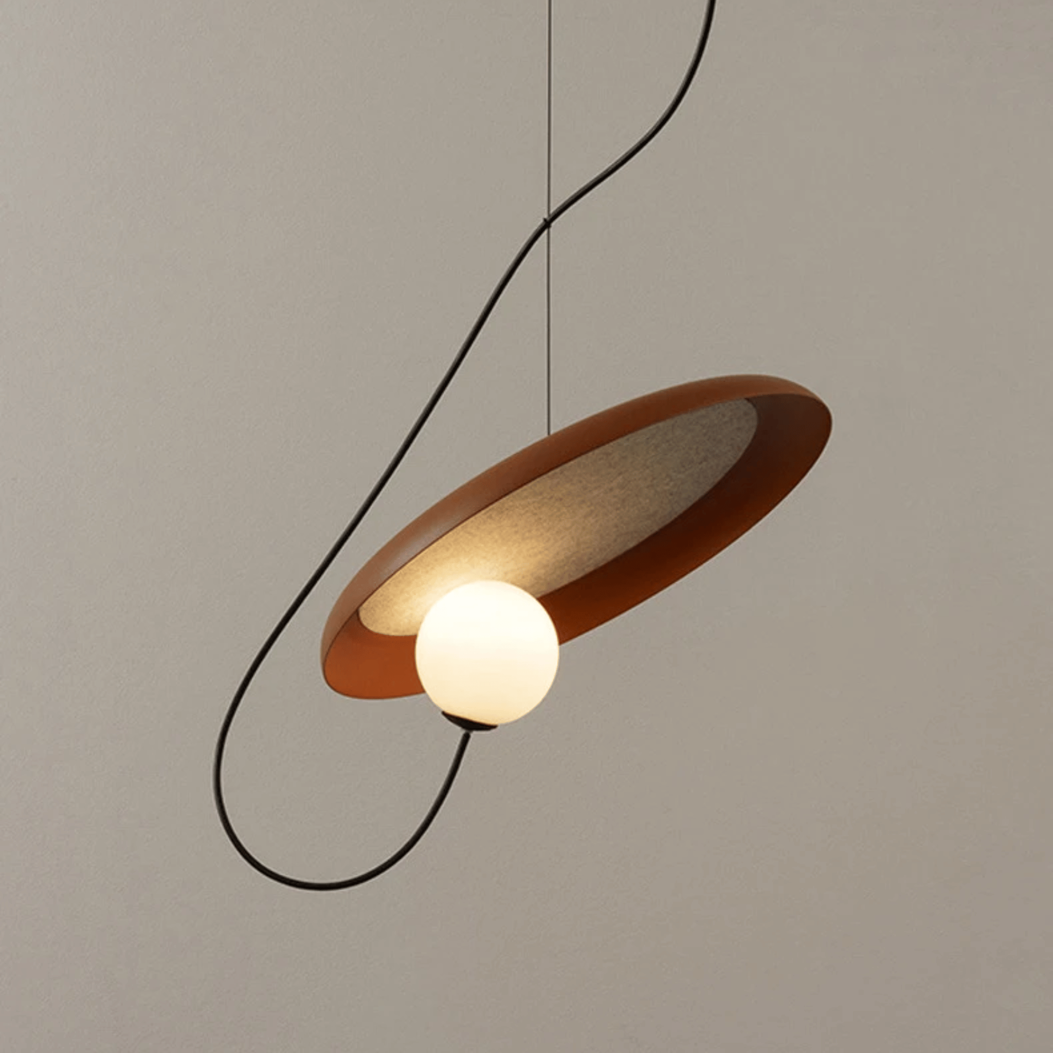 Dragl Bronze Magnetic Pendant Light – Nordic Style, Ceiling Fixtures, Adjustable