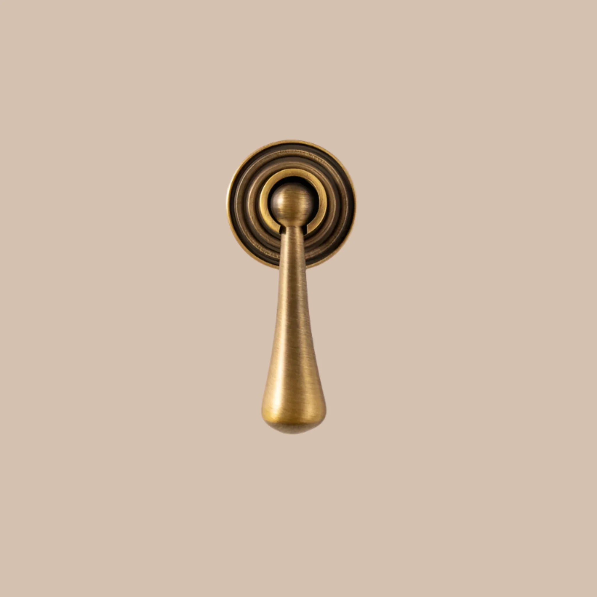 Solid Antique Brass Drawer Pulls Mid-Century Style, Brassa, Cabinet Knobs & Handles, Driva