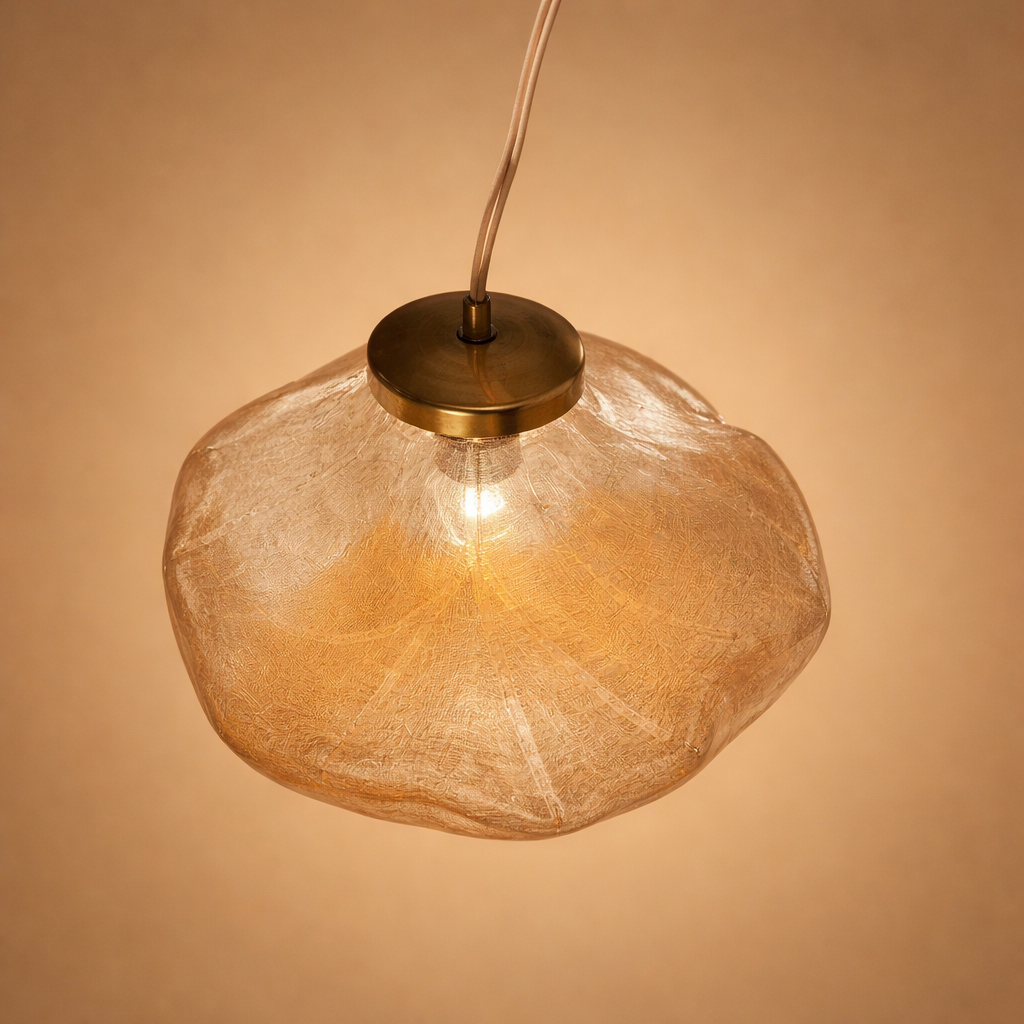 Nordic Cloud Glass Pendant Light for Modern Homes, Amber / 7.9’’, Ceiling Fixtures, Driva Sculptural