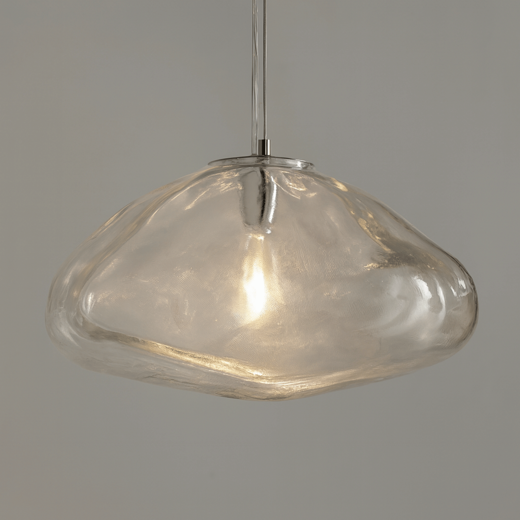 Nordic Cloud Glass Pendant Light for Modern Homes, Clear / 7.9’’, Ceiling Fixtures, Driva Sculptural