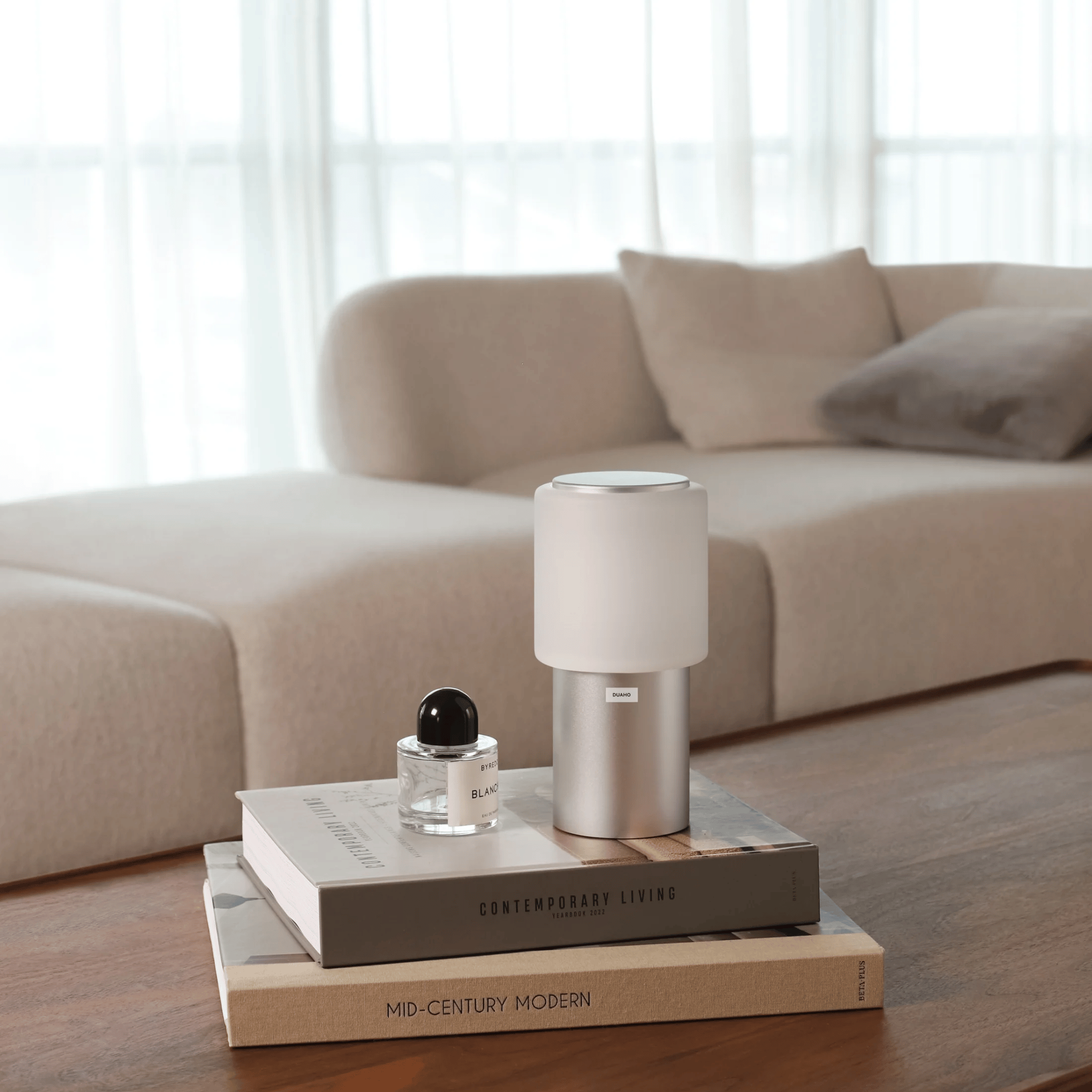 Cordless Ambient Arc Table Lamp — Nordic Touch Dim, Lamps, Eirlys