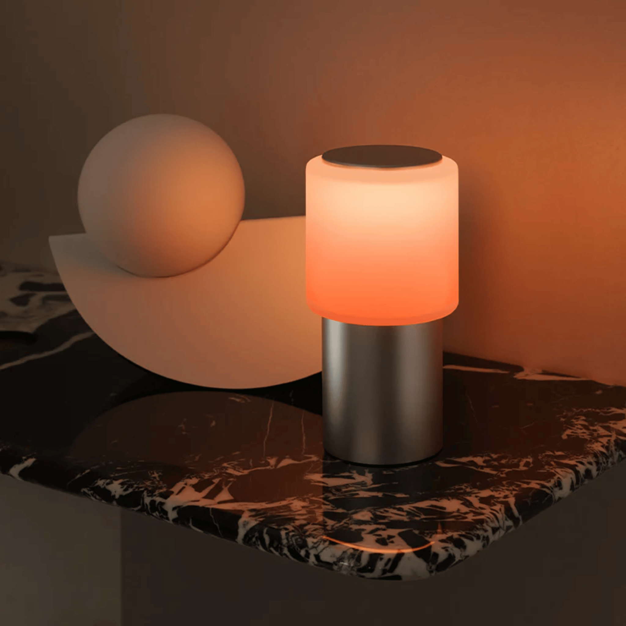 Cordless Ambient Arc Table Lamp — Nordic Touch Dim, Lamps, Eirlys