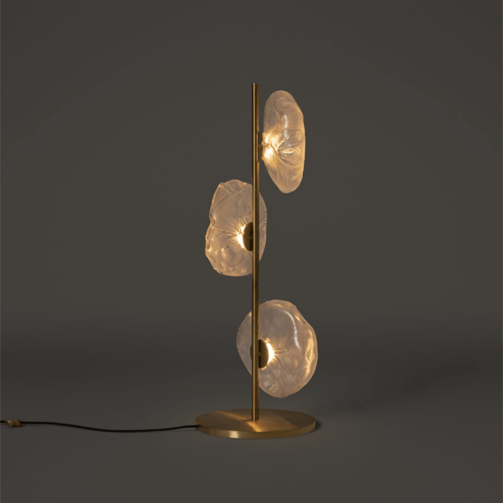 Elden Artistic Glass LED Table Lamp for Modern Spaces, Lamps, Sculptural Light