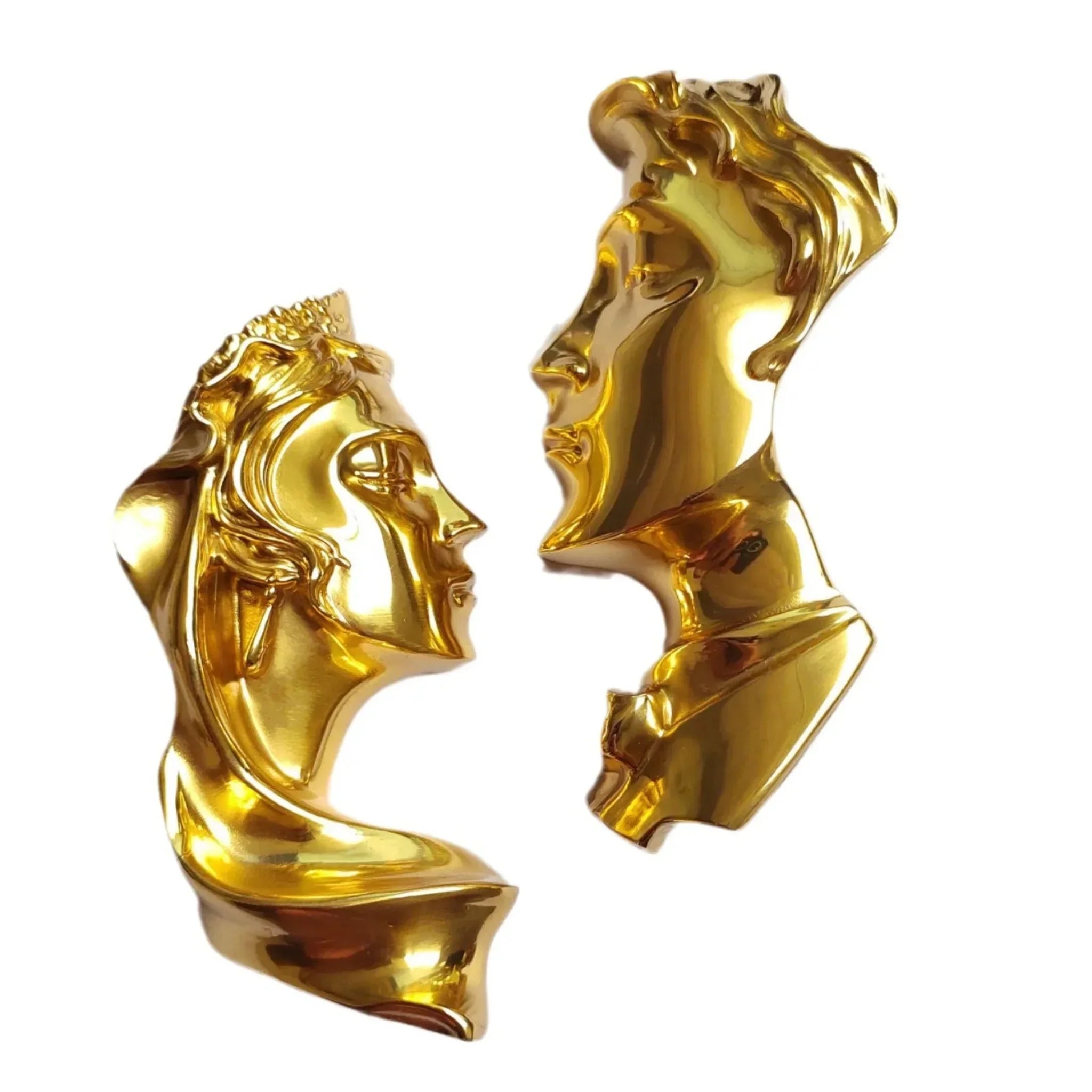 Sculptural Brass Figure Cabinet Handle by Skonne, Knobs & Handles, Figra Sculpted Portrait