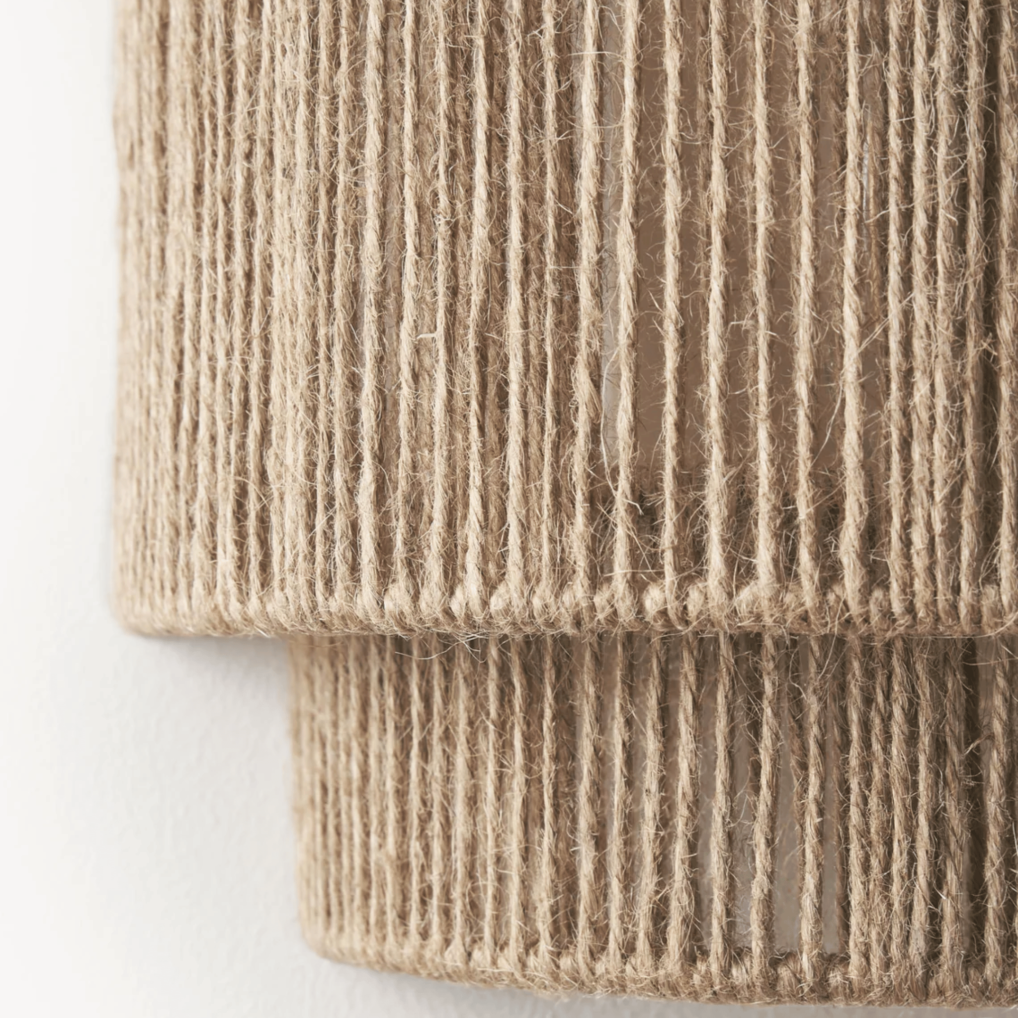 Boho Woven Rope Wall Sconce with Gold Finish Decor, Light Fixtures, Fletta