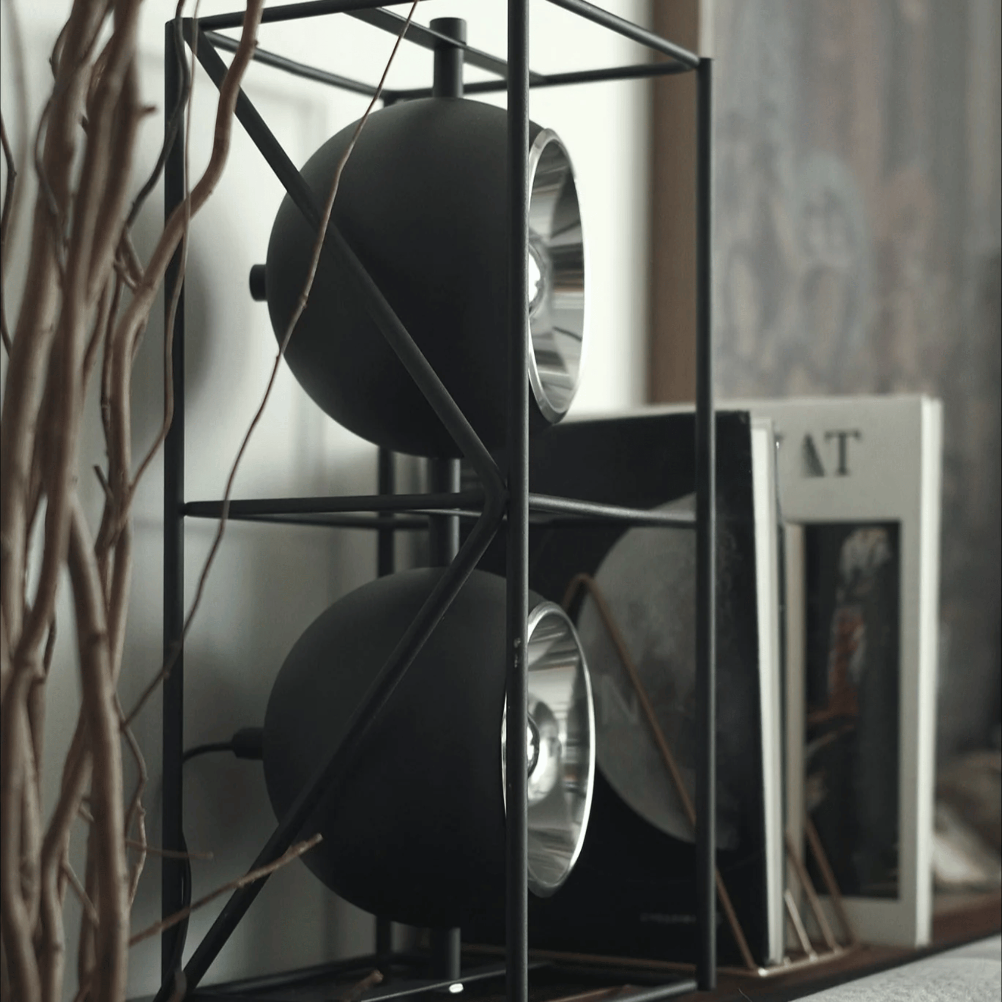 Bauhaus Geometric LED Table Lamp with Dual Spheres, Lamps, Forma Design Style