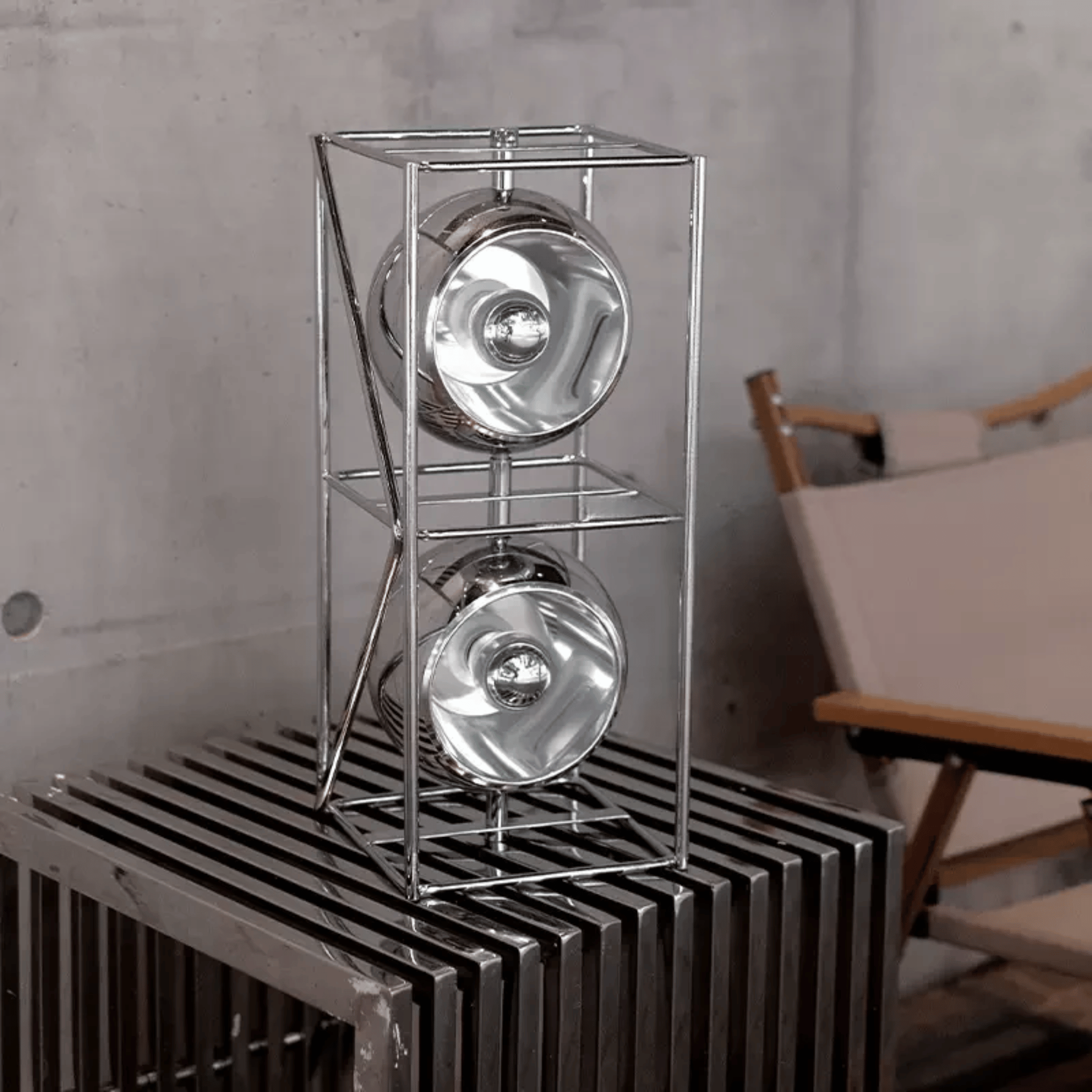 Bauhaus Geometric LED Table Lamp with Dual Spheres, Lamps, Forma Design Style