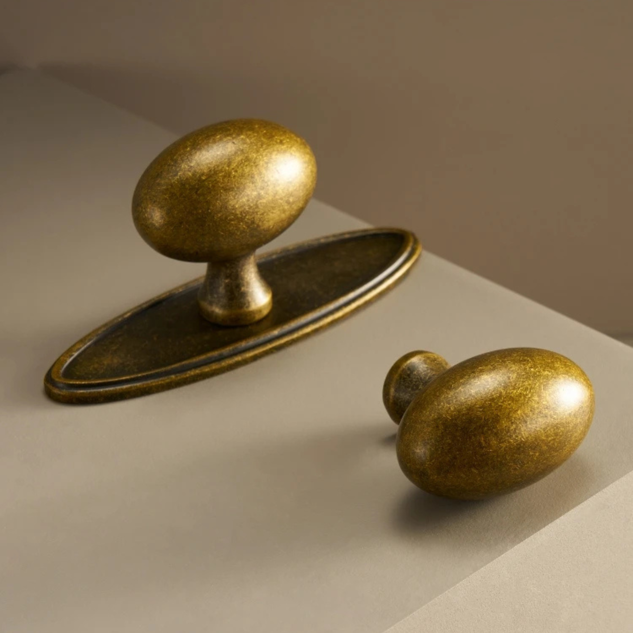 Forn Antique Brass Knob for Cabinets and Drawers, Cabinet Knobs & Handles, Vintage Solid Decorative