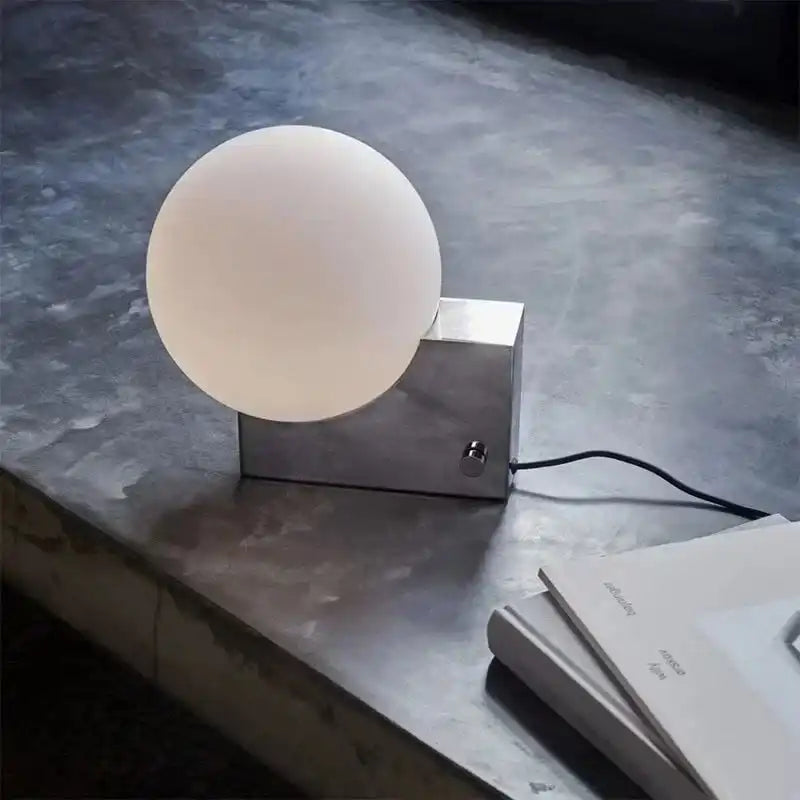 Frosta Frosted Glass Dimmable LED Desk Lamp Nordic, Lamps