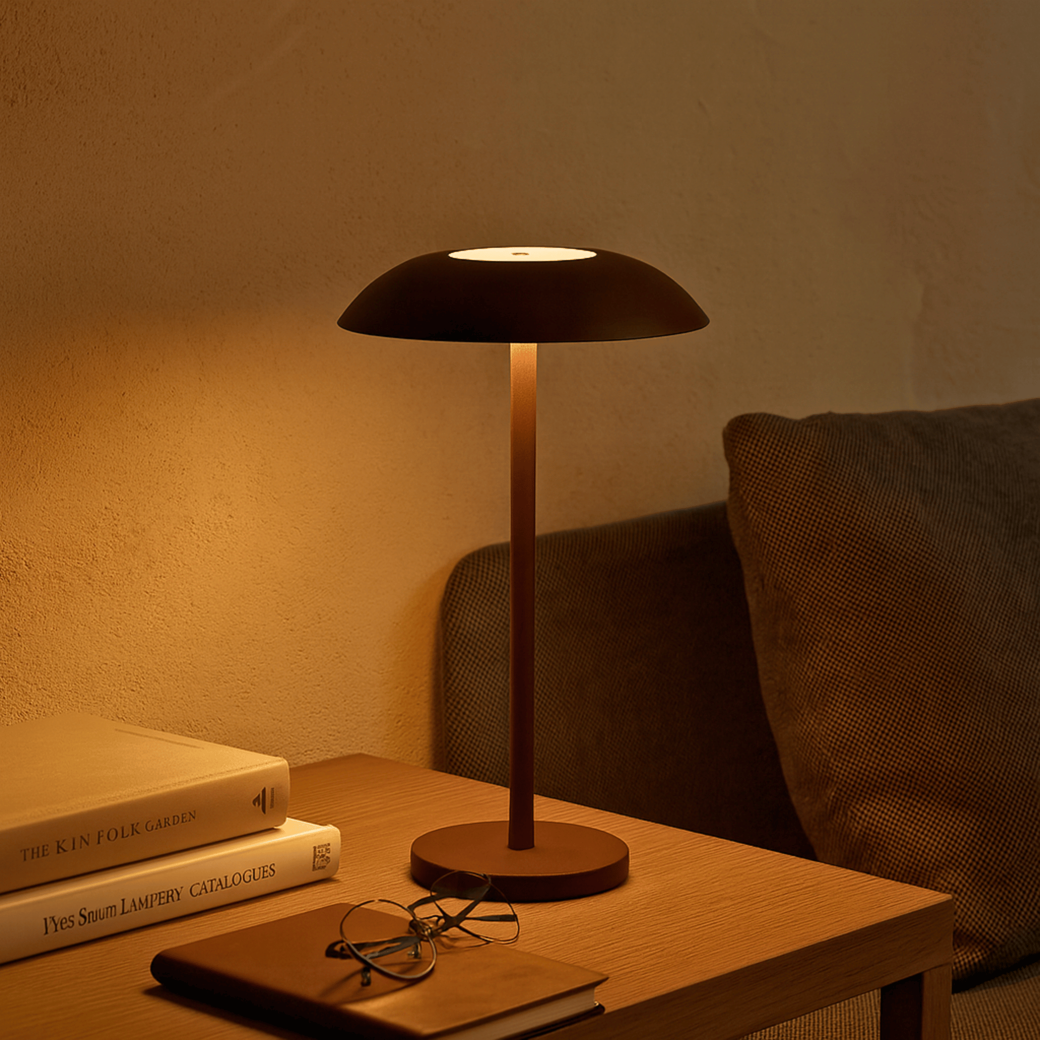 Rechargeable Touch Table Lamp - Warm Dimmable LED, Lamps, Gloda Nordic Glow
