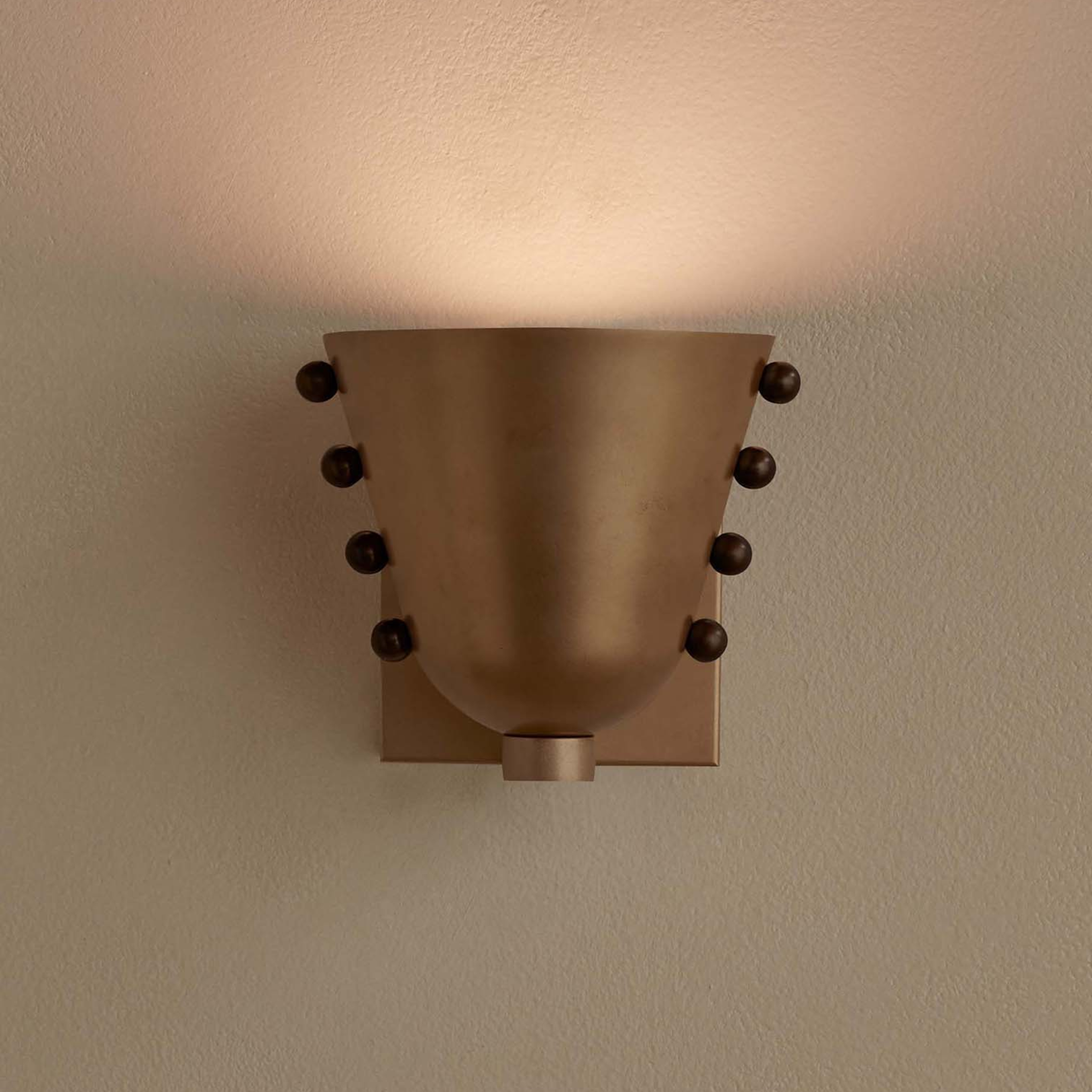 Glodbu Copper Horseshoe Wall Lamp Retro Sconce, Light Fixtures, Solid