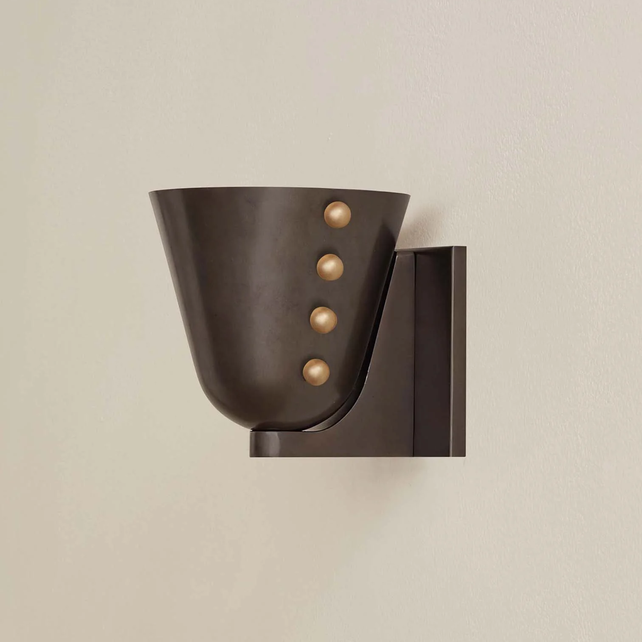 Glodbu Copper Horseshoe Wall Lamp Retro Sconce, Light Fixtures, Solid