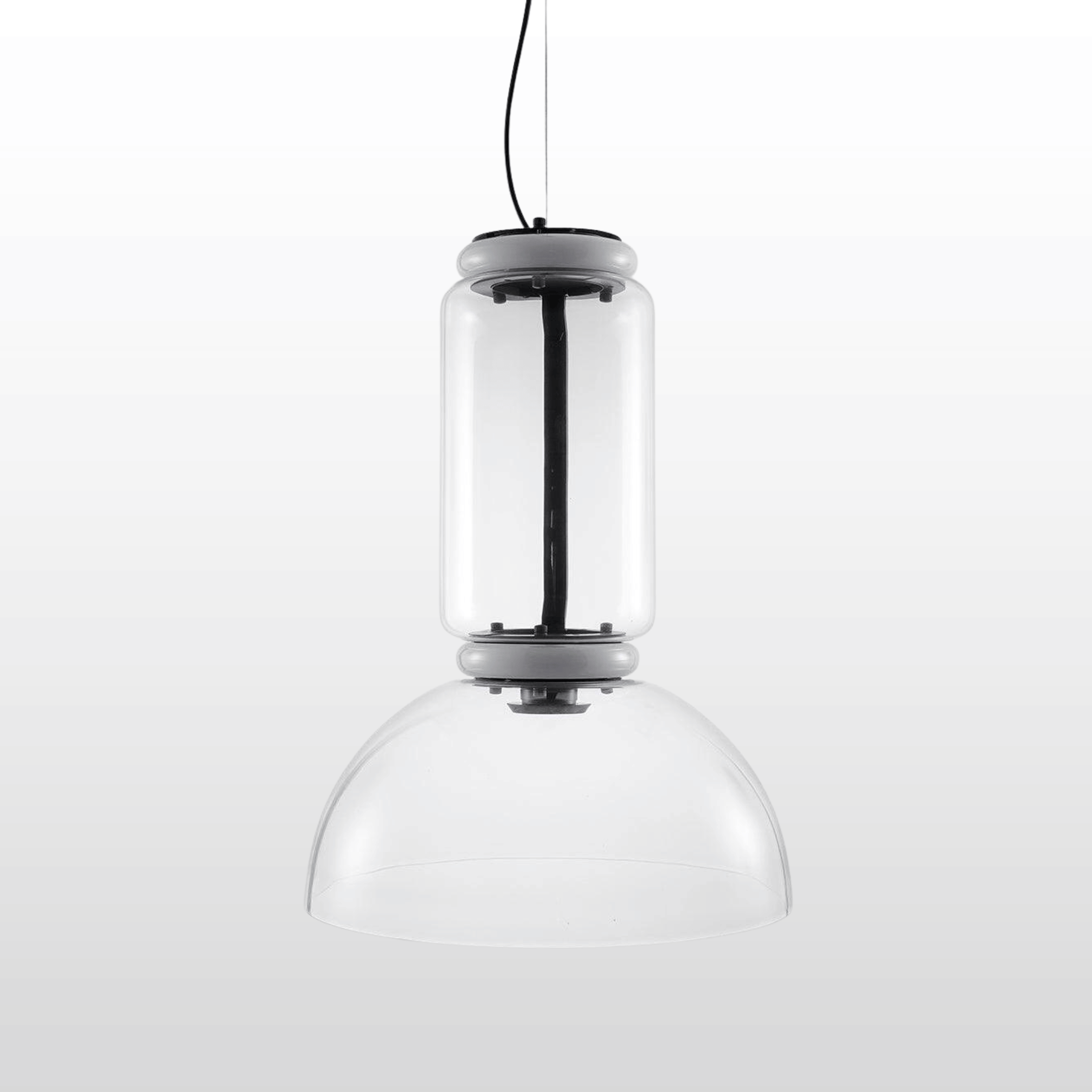 Nordic Hand-Blown Glass Dome Pendant Light 25W LED, Ceiling Fixtures, Glødform