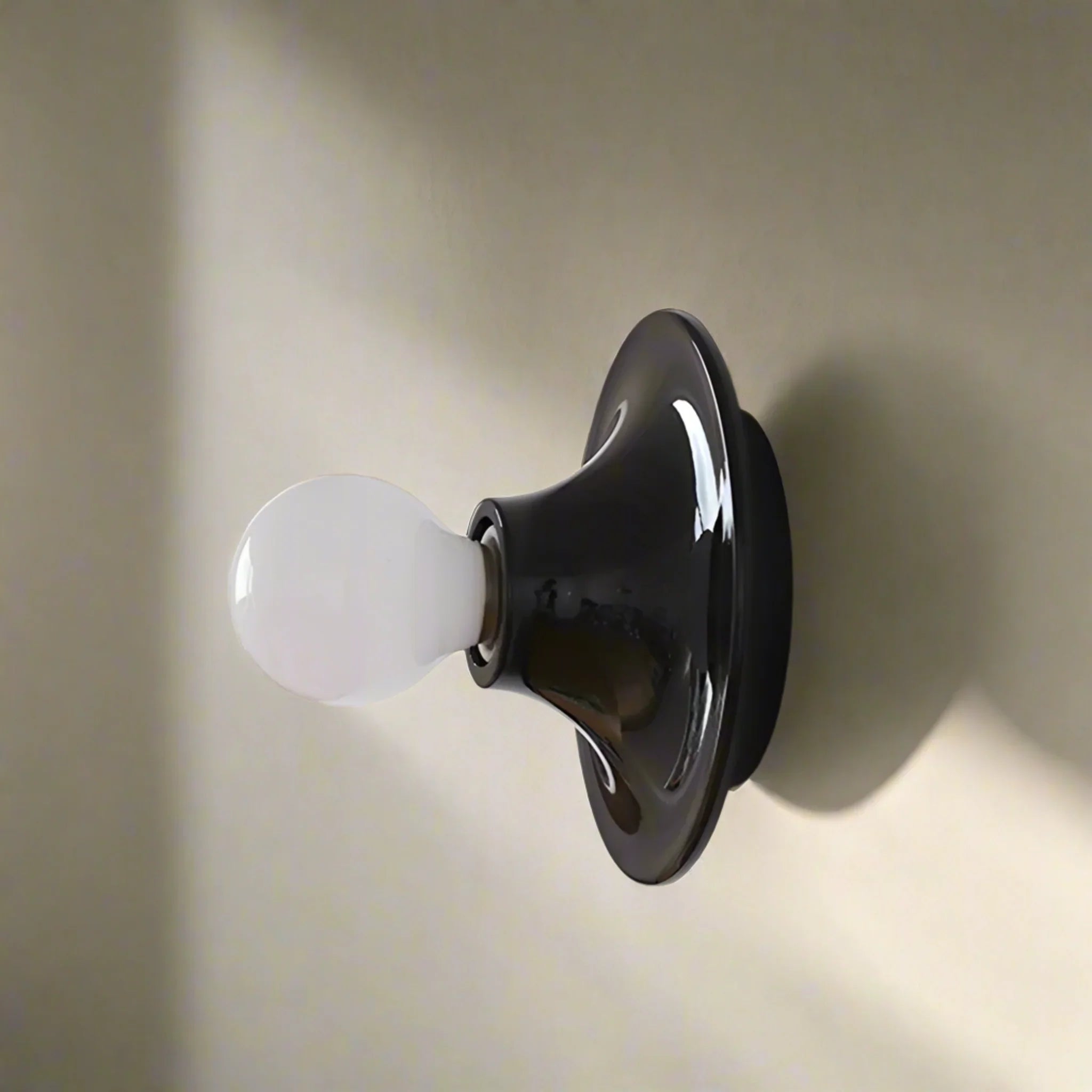 Glødvar Retro Iron Wall Sconce for Home Decor, Black, Light Fixtures, Nordic Design