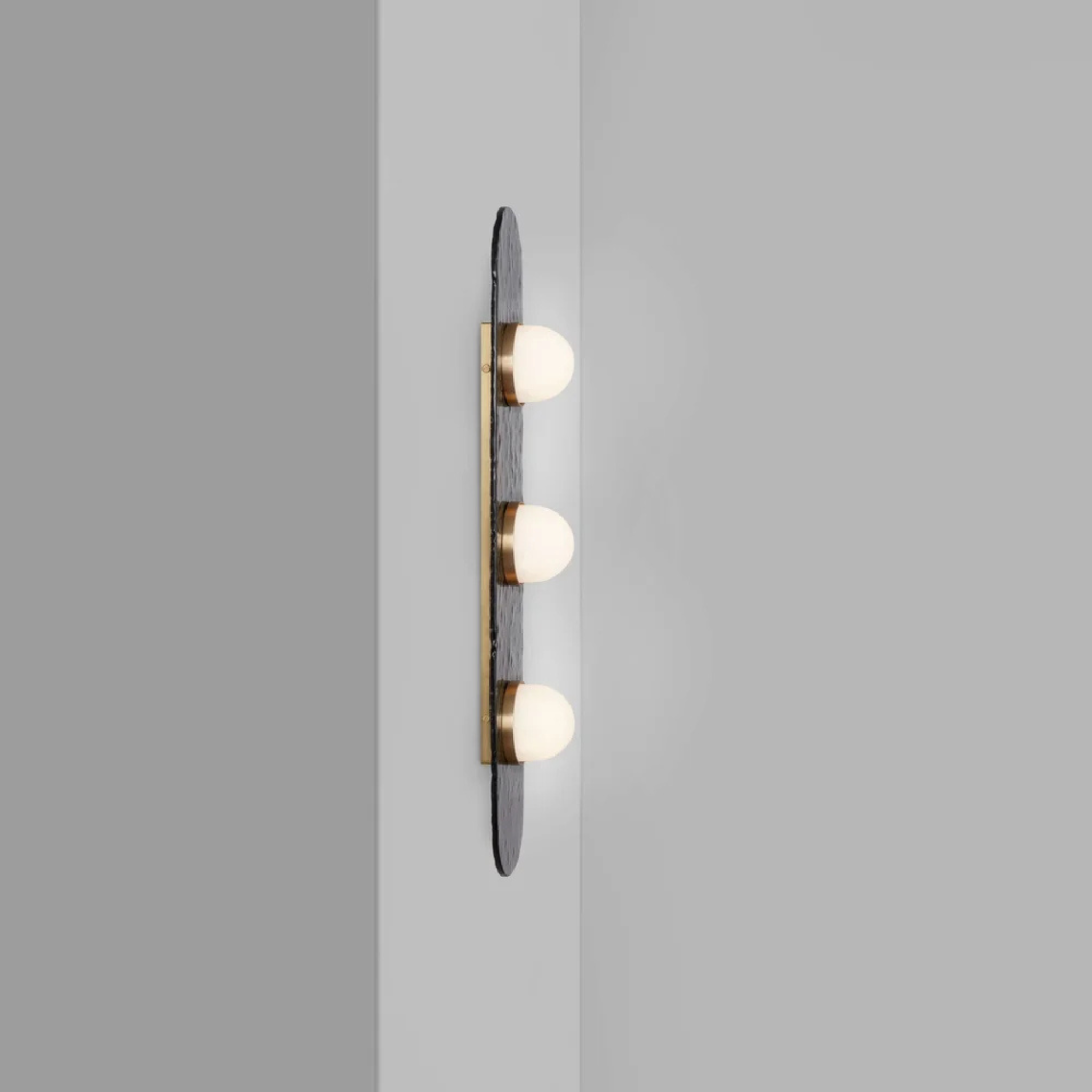 Nordic Glass Wall Sconce Single Twin Triple Light, Fixtures, Glödra Minimalist Multi-Head