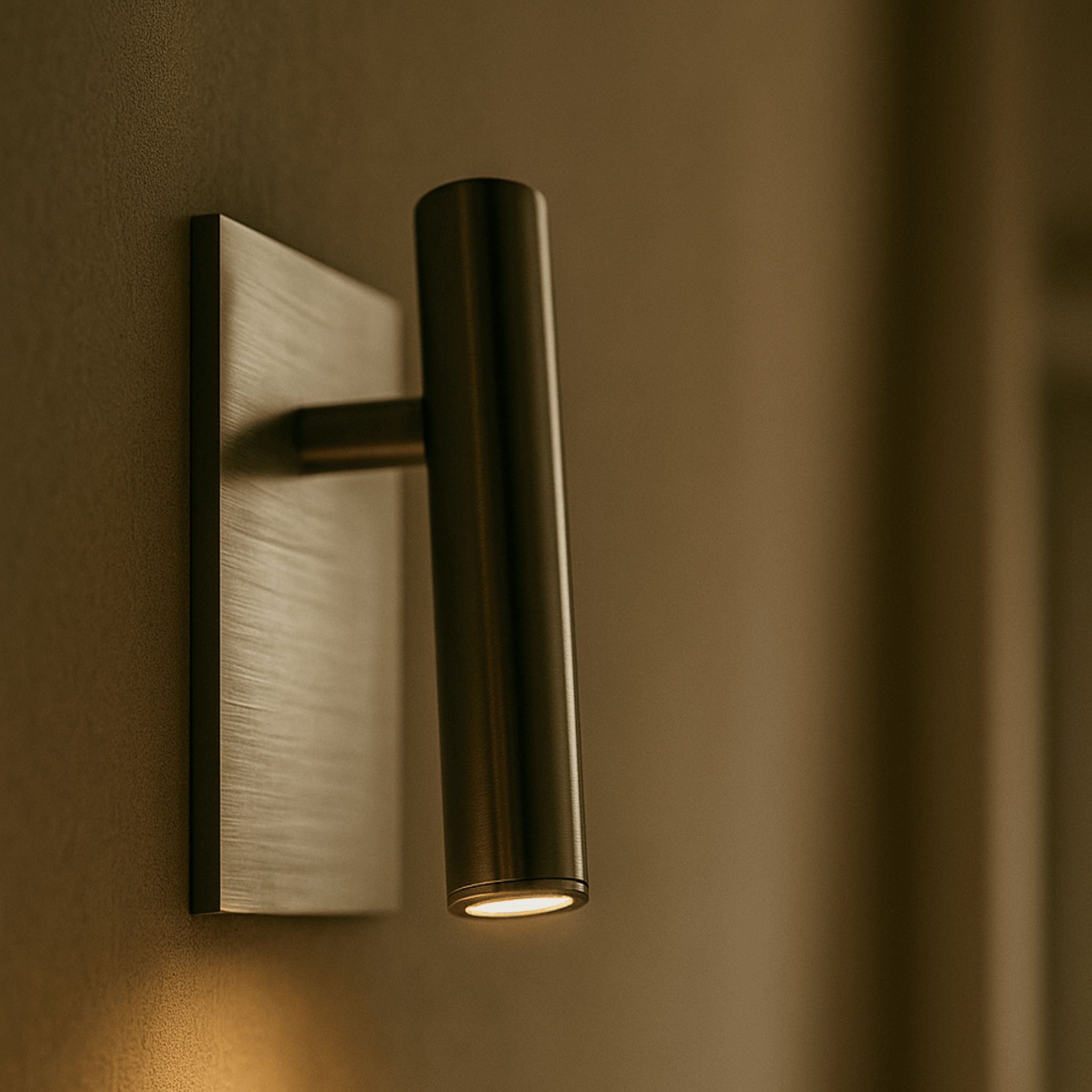 Modern Adjustable Recessed LED Wall Light Sconce, Fixtures, Glödra Square