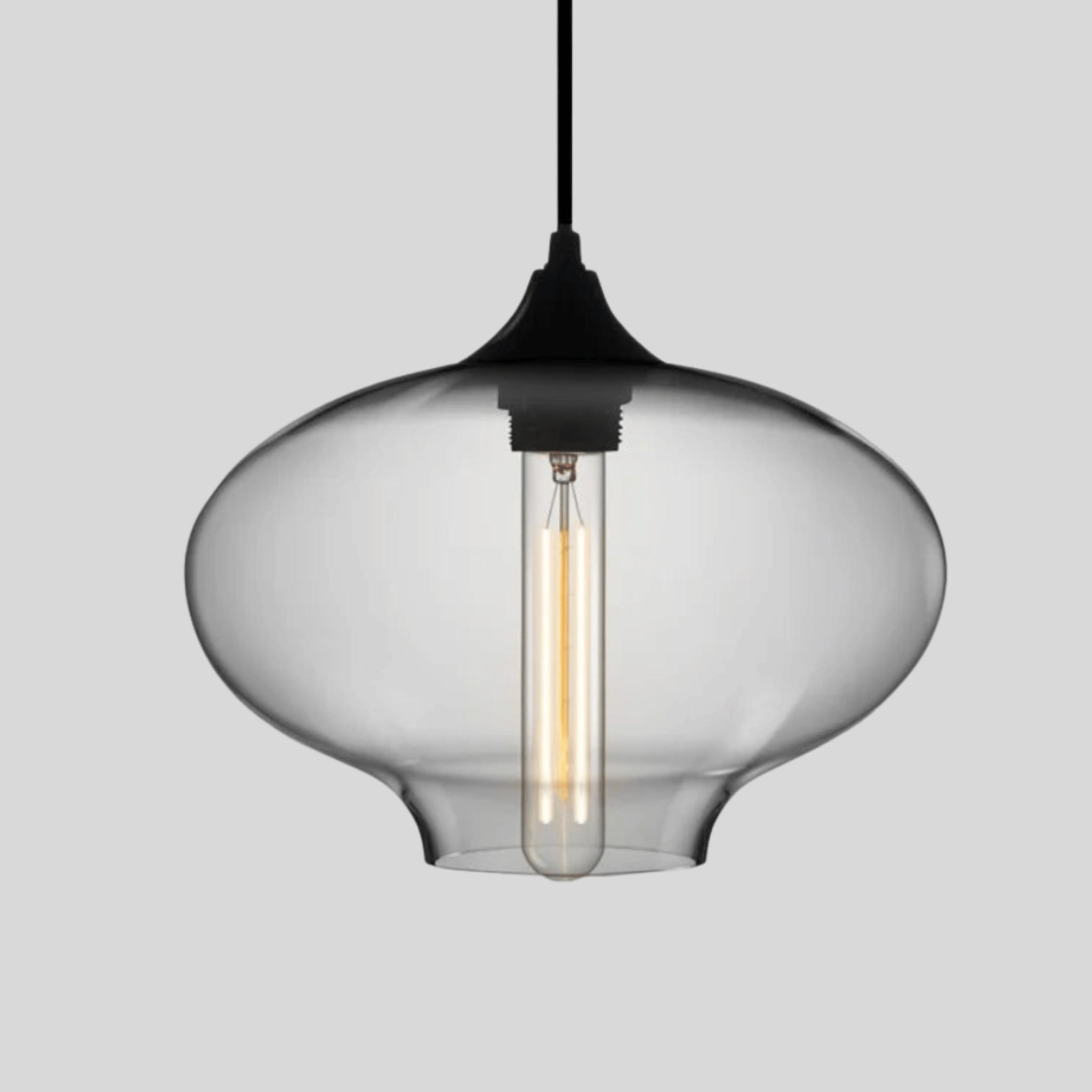 Glora Mouth-Blown Glass Pendant Light Scandinavian, Radianza, Ceiling Fixtures, Artisan