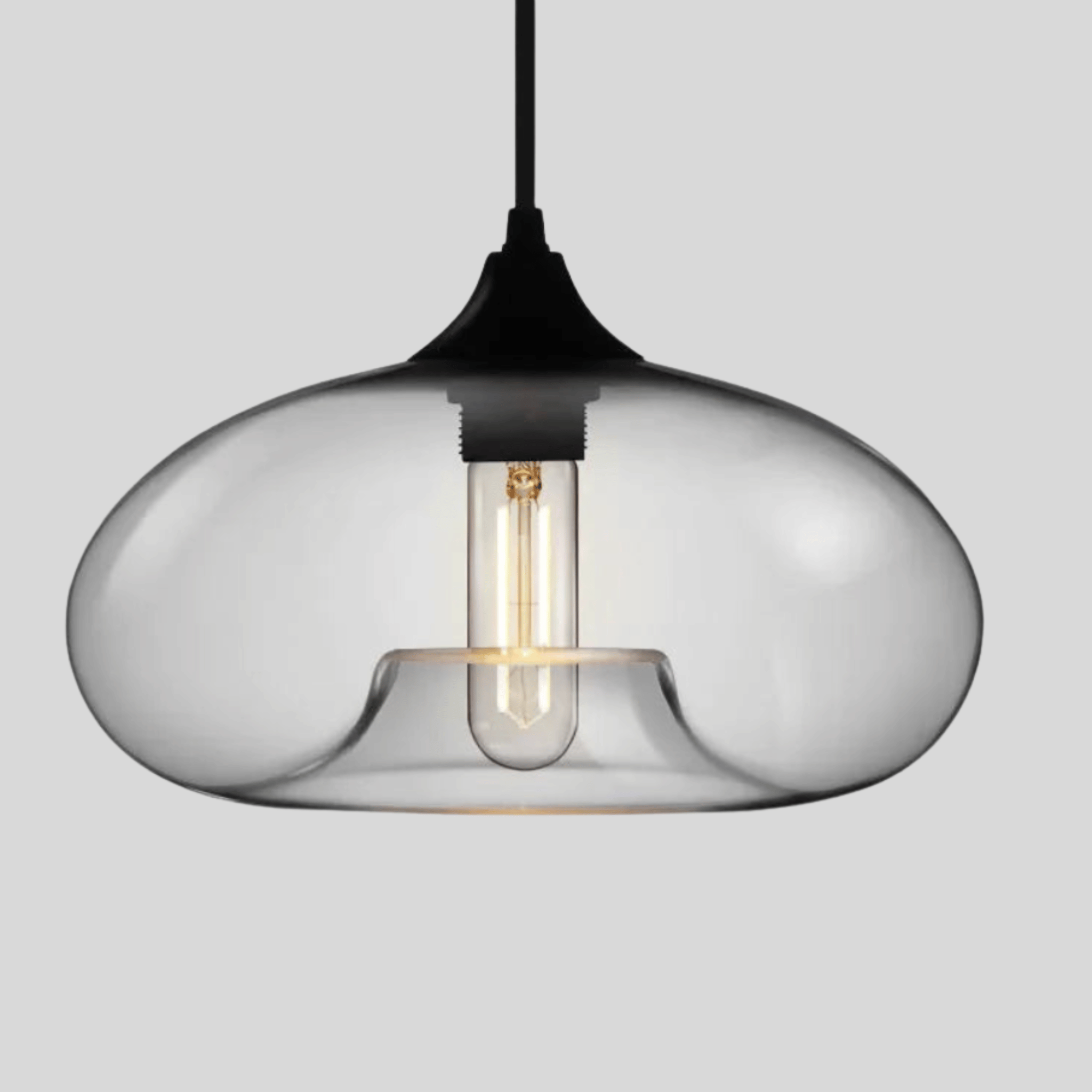 Glora Mouth-Blown Glass Pendant Light Scandinavian, Sogno, Ceiling Fixtures, Artisan