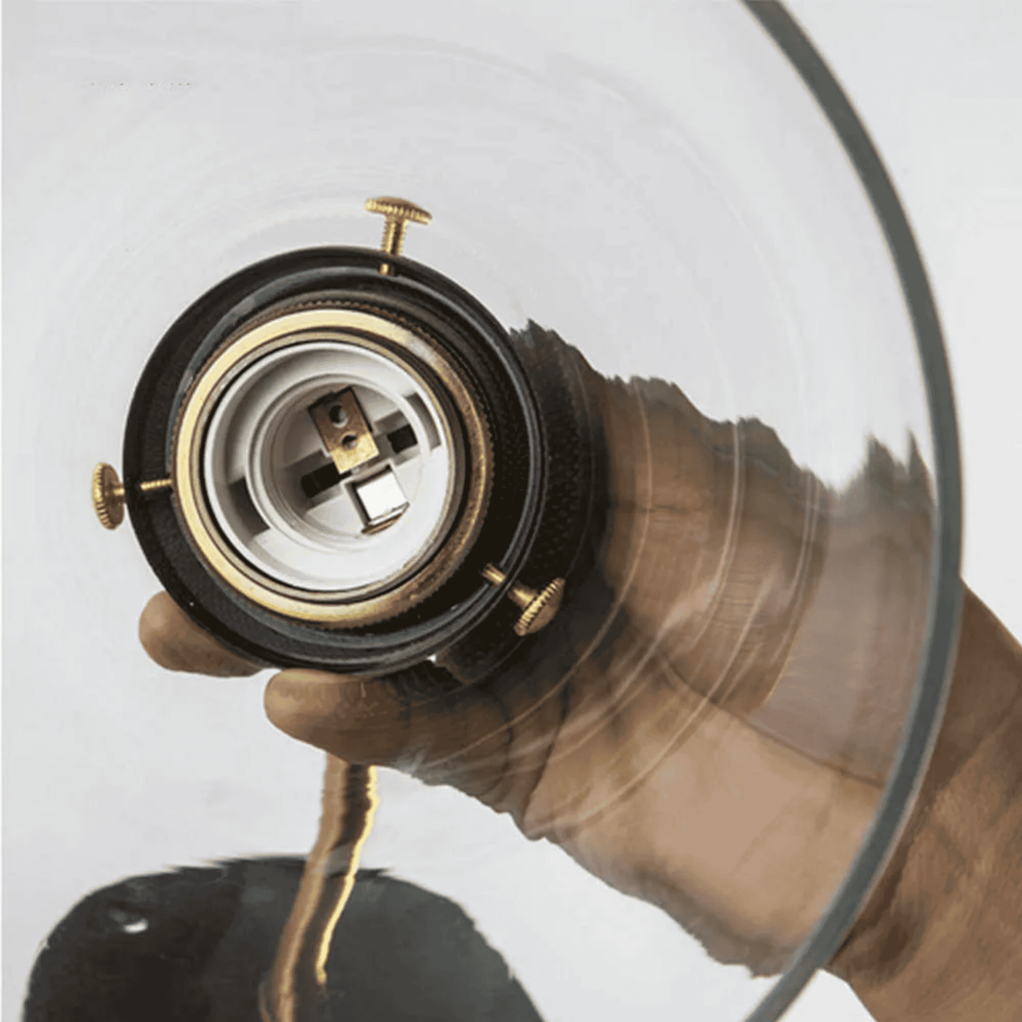 Glova Industrial Glass Wall Sconce - Ambient Light, Fixtures, Retro for Modern Homes