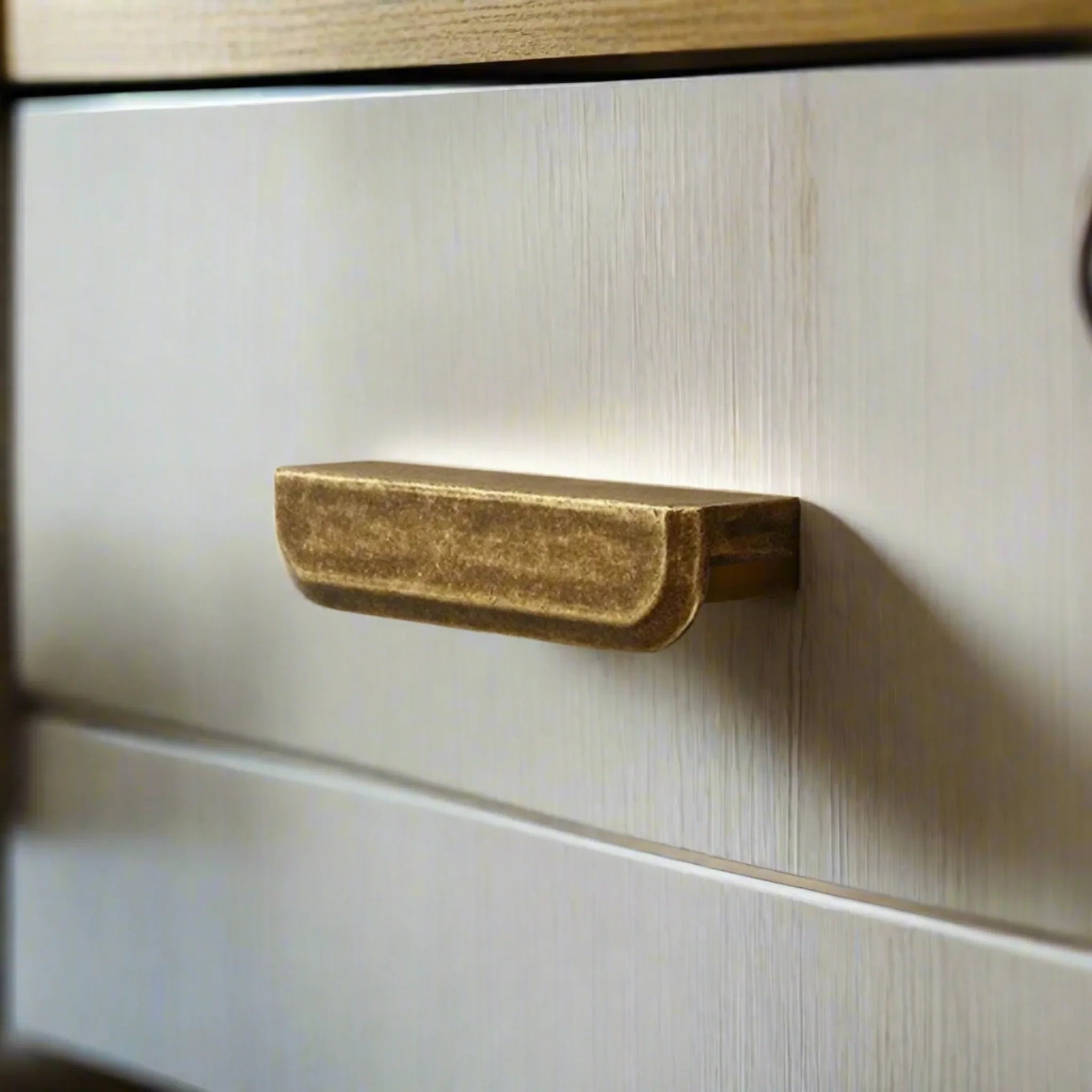 Antique Bronze Cabinet Drawer Pull - Nordic Design, Knobs & Handles, Gripa Handle