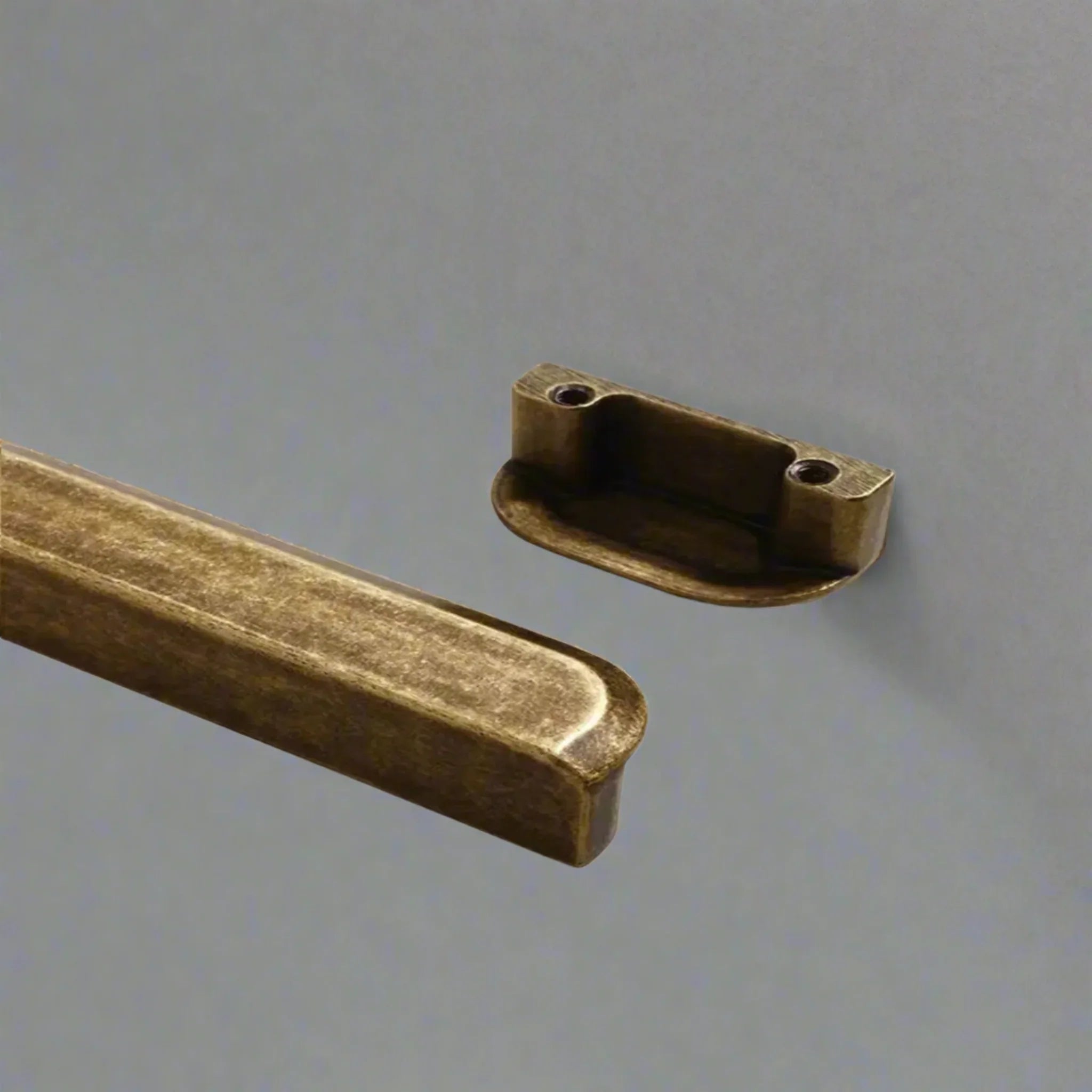 Antique Bronze Cabinet Drawer Pull - Nordic Design, Knobs & Handles, Gripa Handle