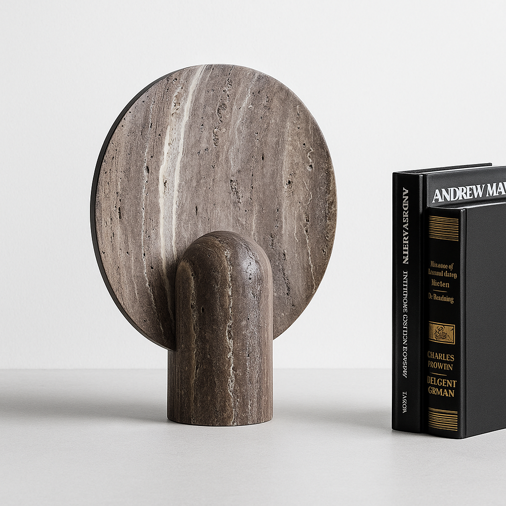 Grotta Stone Resin Table Lamp for Wabi-Sabi Decor, Lamps, Organic