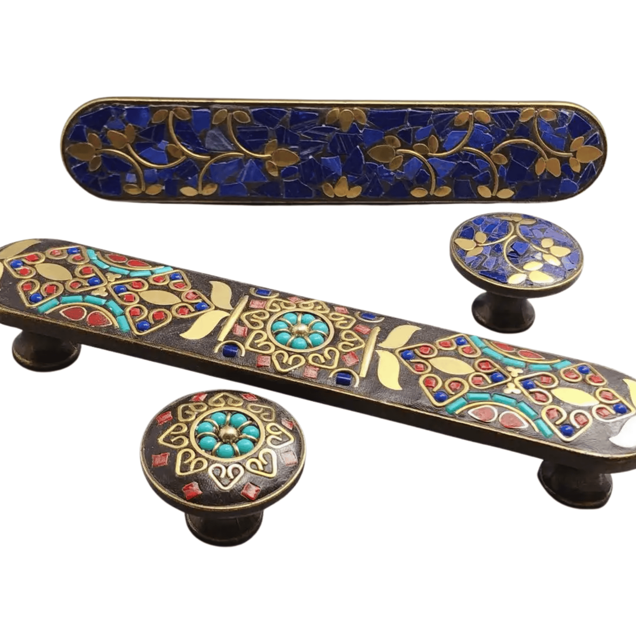 Grova Artisan Brass Cabinet Handle and Drawer Pull, Knobs & Handles