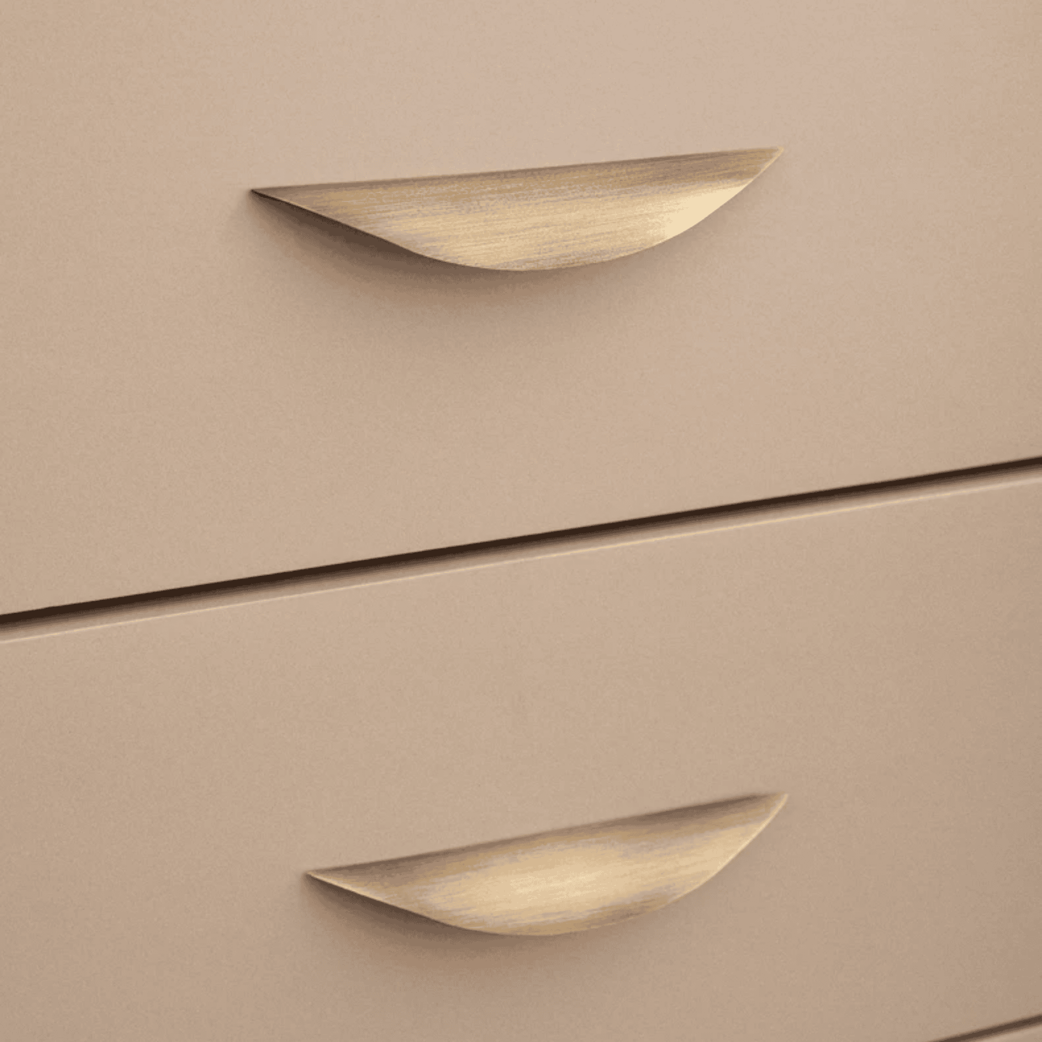Brushed Brass Cabinet Drawer Pull Handles by Skonne, Large, Knobs &, Guldra Modern Pulls