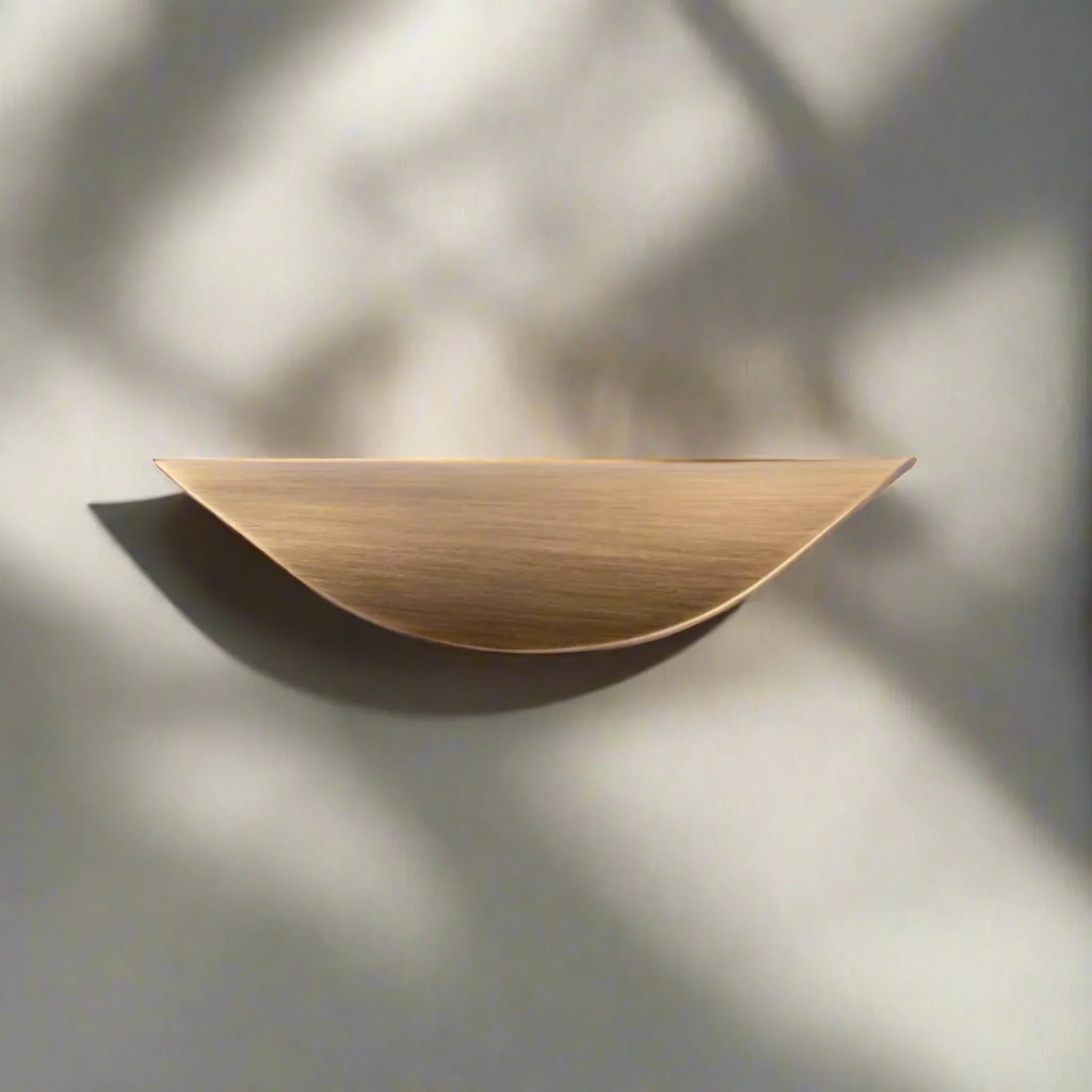 Brushed Brass Cabinet Drawer Pull Handles by Skonne, Medium, Knobs &, Guldra Modern Pulls