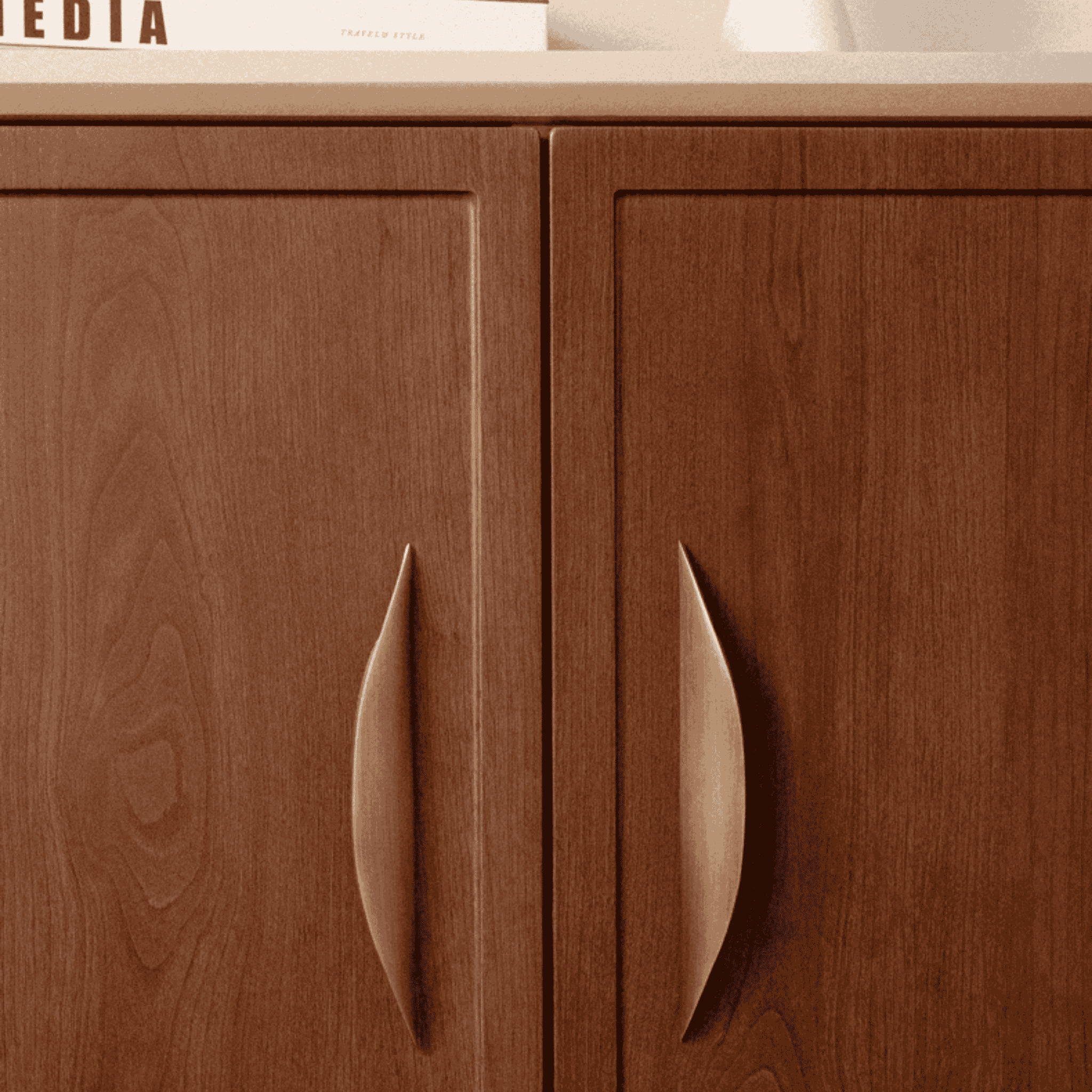 Brushed Brass Cabinet Drawer Pull Handles by Skonne, Knobs &, Guldra Modern Pulls