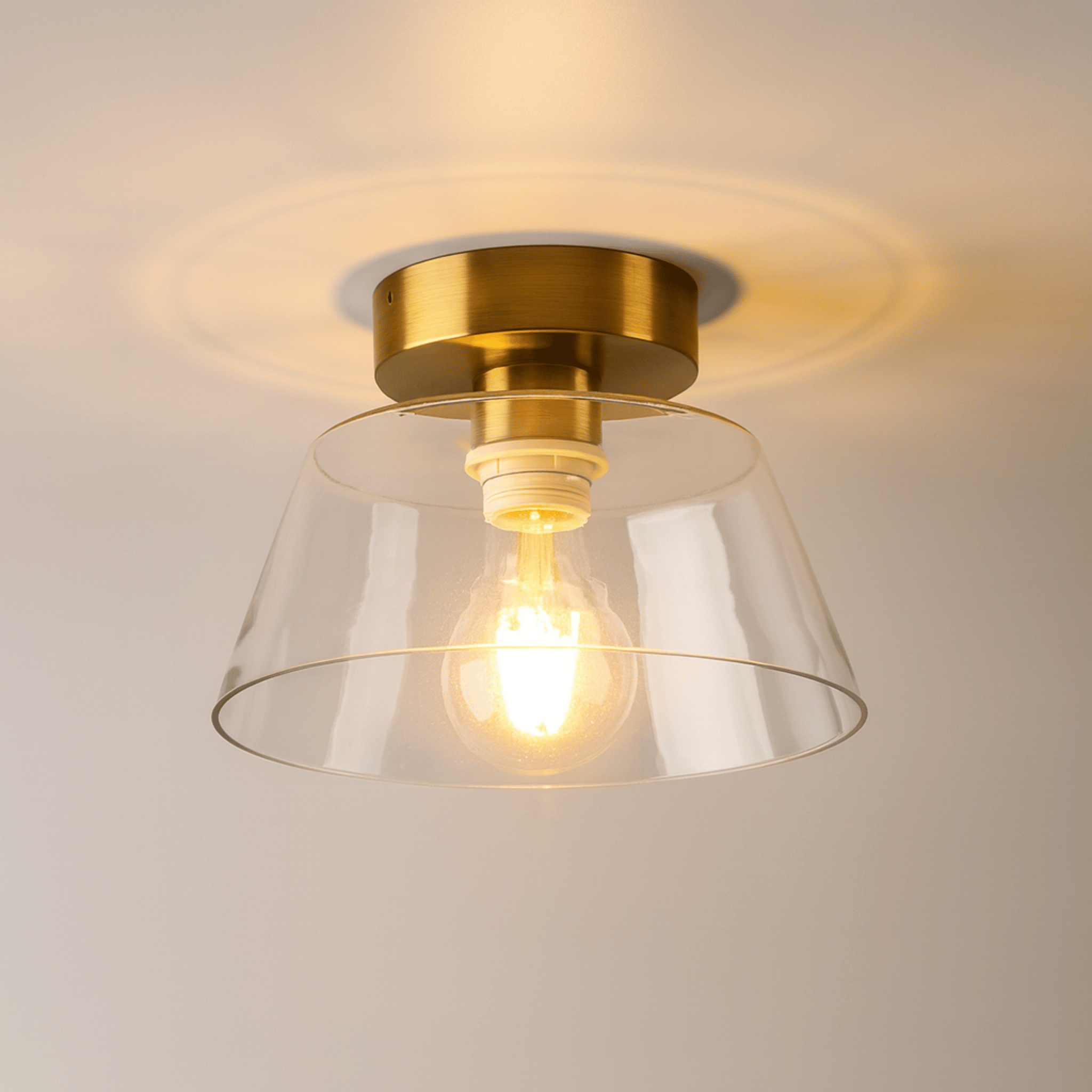 Klara Glass Ceiling Light — Nordic LED Design, Fixtures, for Interiors