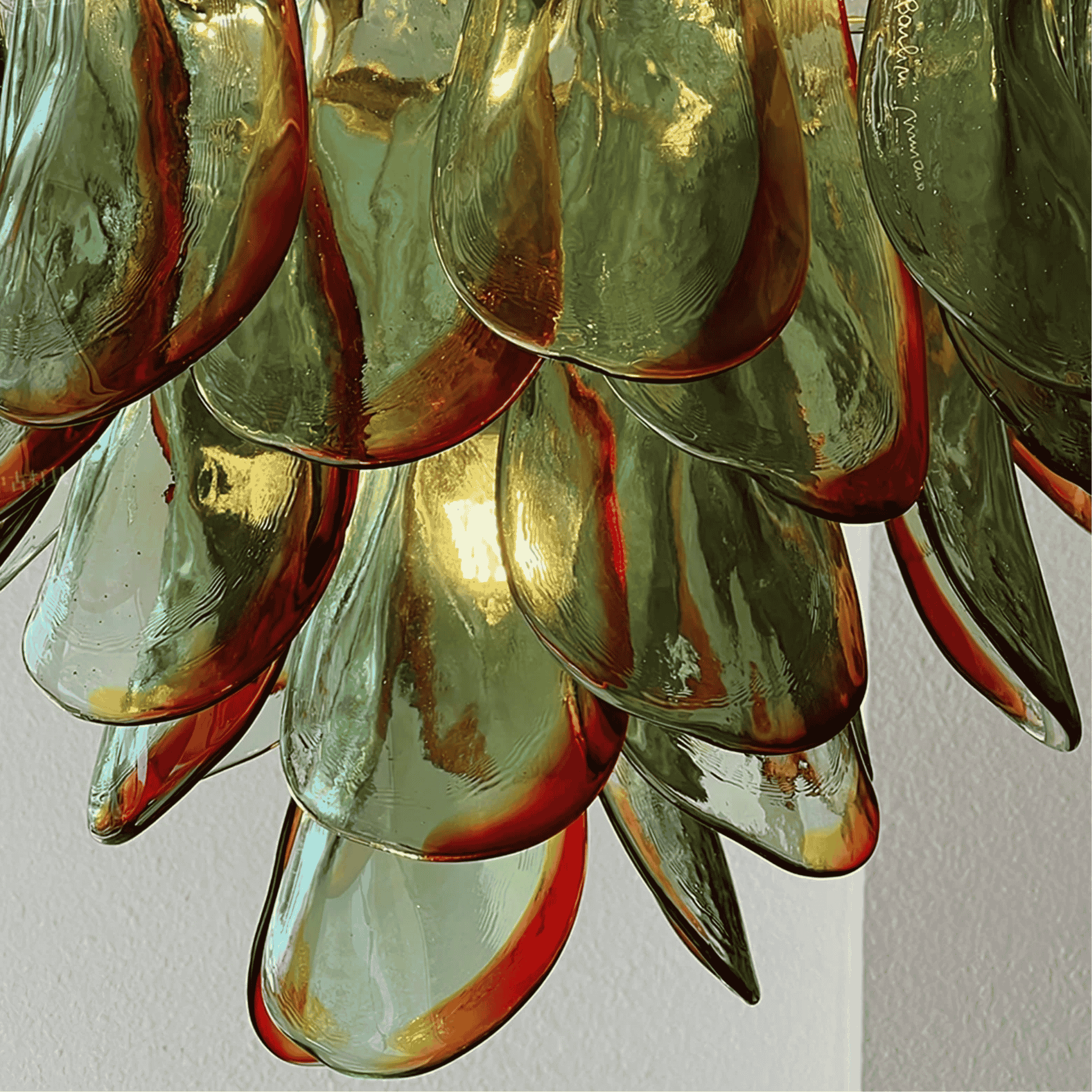 Nordic K9 Crystal Glass Chandelier with Gold Frame, Chandeliers, Klarglod Dimmable