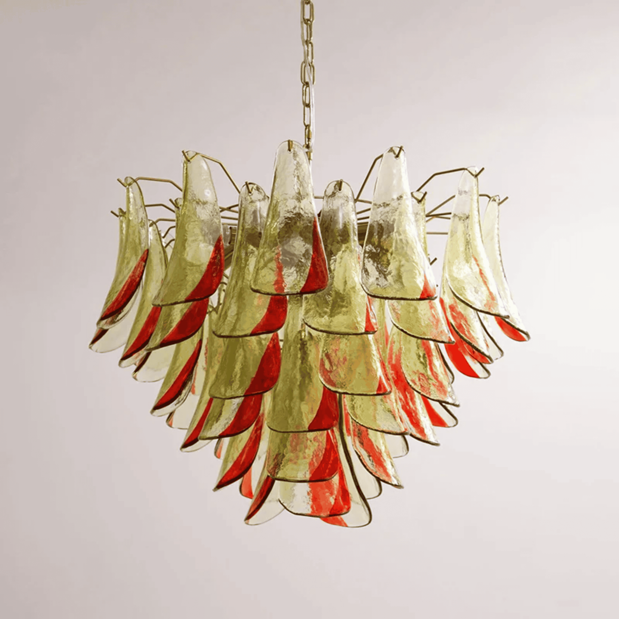 Nordic K9 Crystal Glass Chandelier with Gold Frame, Chandeliers, Klarglod Dimmable