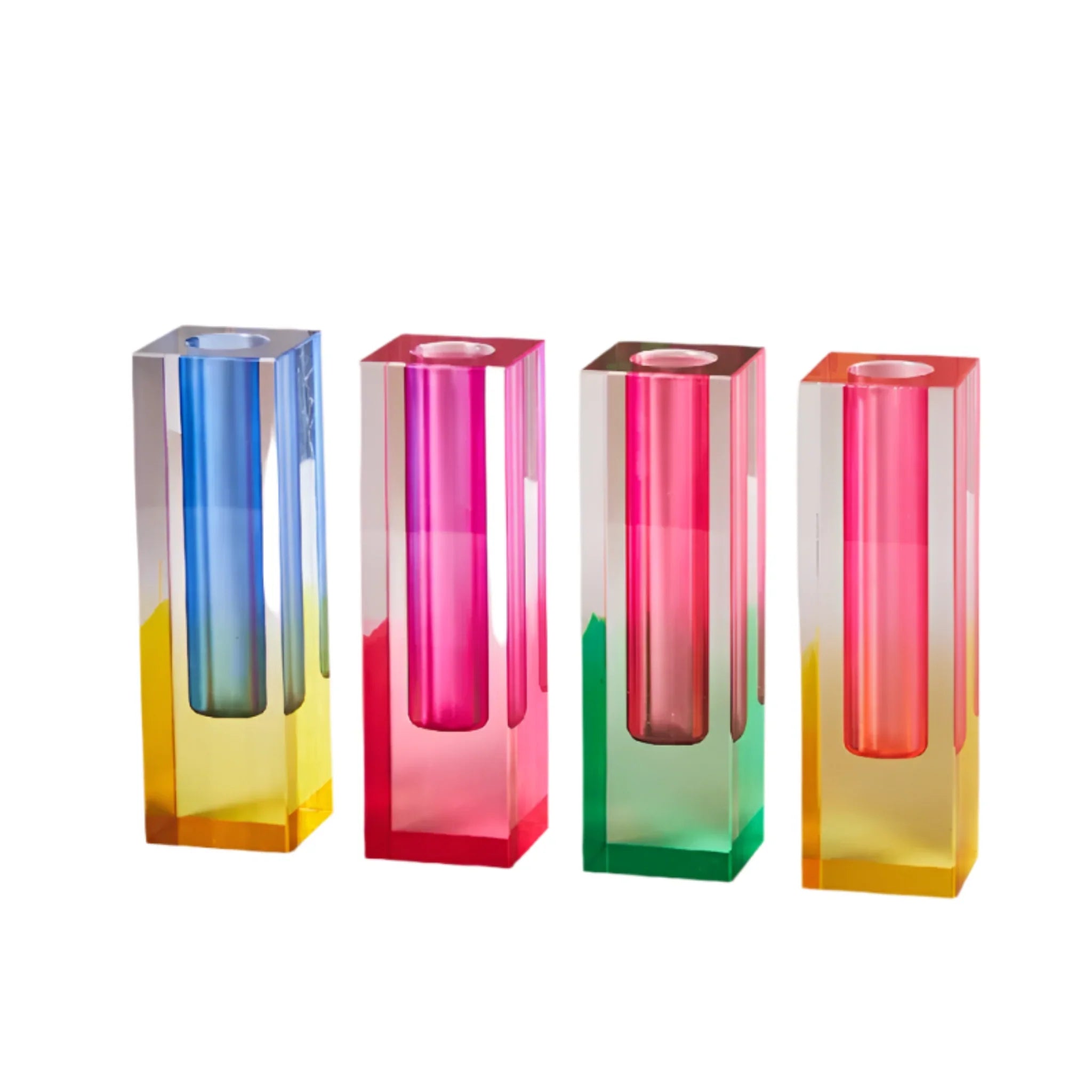 Klaris Tall Acrylic Bud Vase for Nordic Interiors, Vases, Minimalist