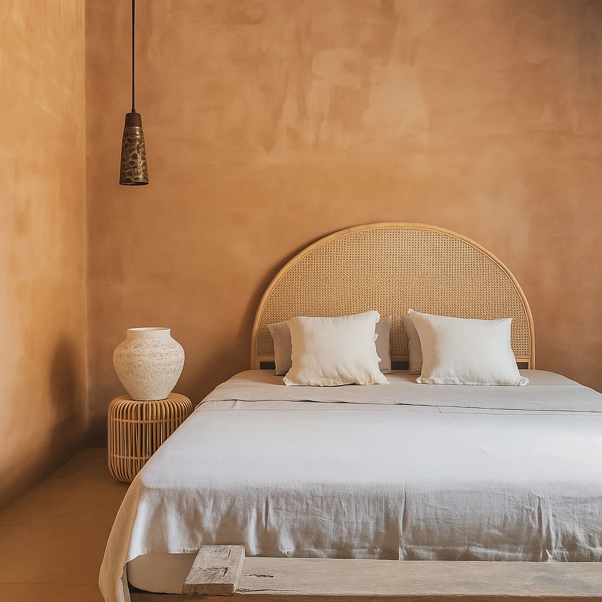 Nordic Copper Pendant Light Walnut Accent for Home, Ceiling Fixtures, Kobbra with Detail