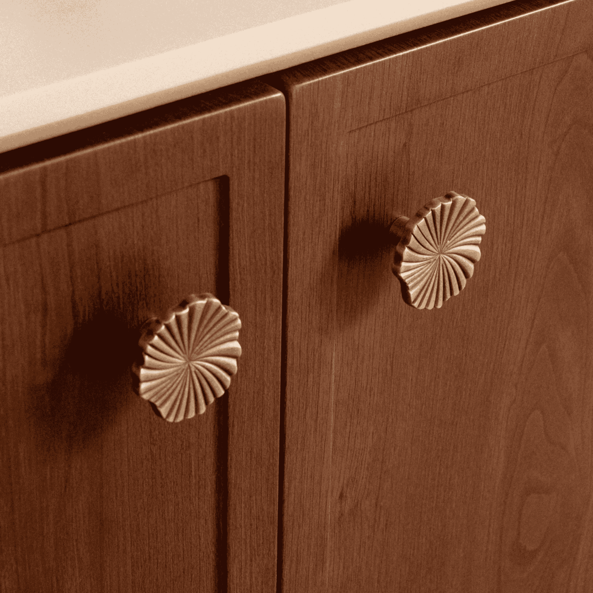 Krogvei Vintage Brass Cabinet Knob and Handle Set, Knobs & Handles, Antique