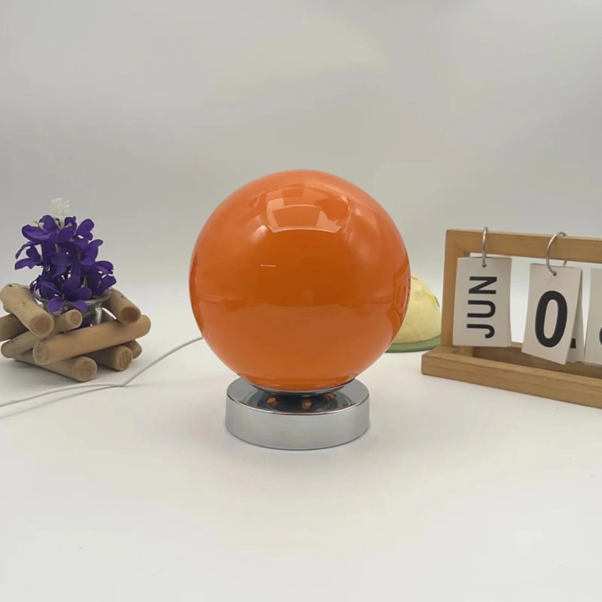 Kula Dimmable Glass Bedside Table Lamp – LED Touch, Lamps, Vintage