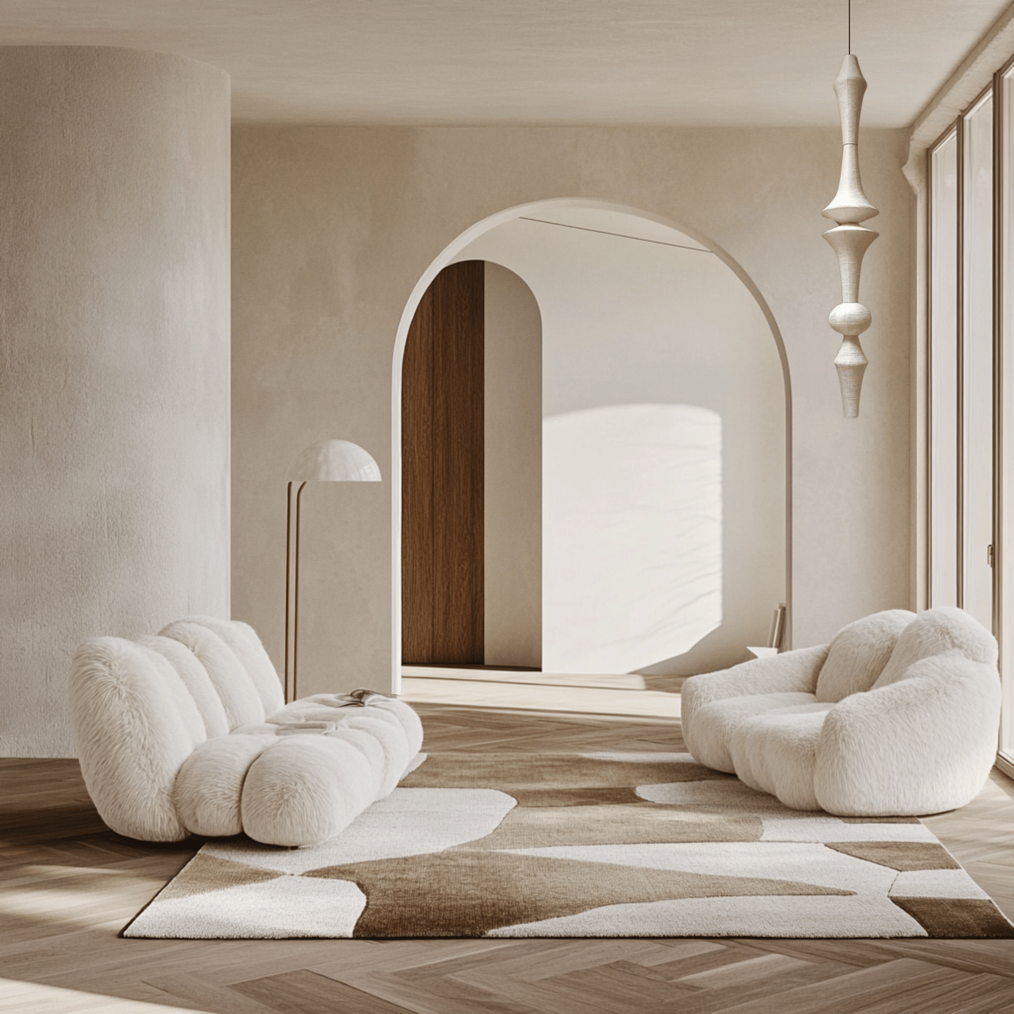 Kvara Washi Paper Pendant Light for Japandi - Skonne, Ceiling Fixtures, Nordic