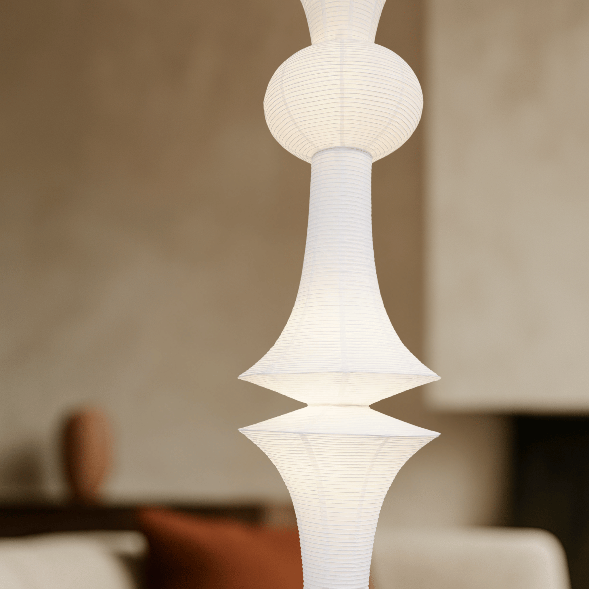 Kvara Washi Paper Pendant Light for Japandi - Skonne, Ceiling Fixtures, Nordic