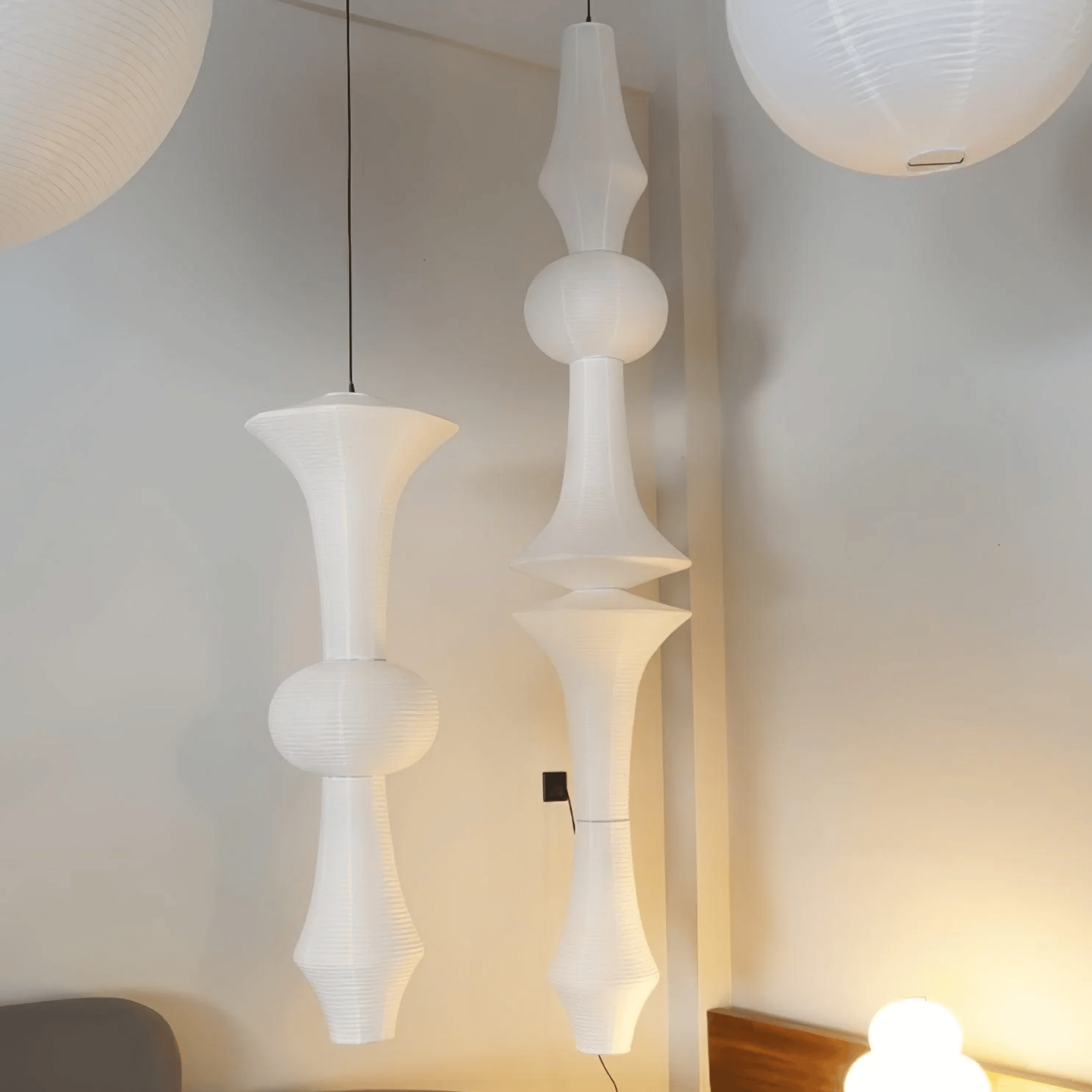 Kvara Washi Paper Pendant Light for Japandi - Skonne, Ceiling Fixtures, Nordic