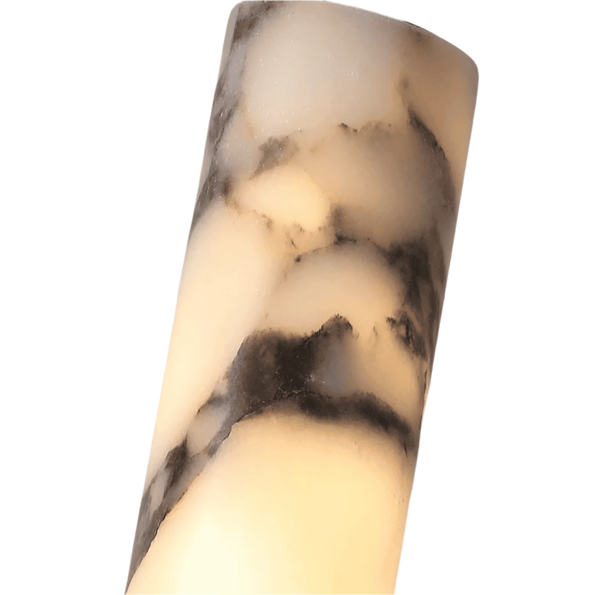 Black Natural Stone Pendant Light – Nordic Style, Ceiling Fixtures, Kvart Cylinder