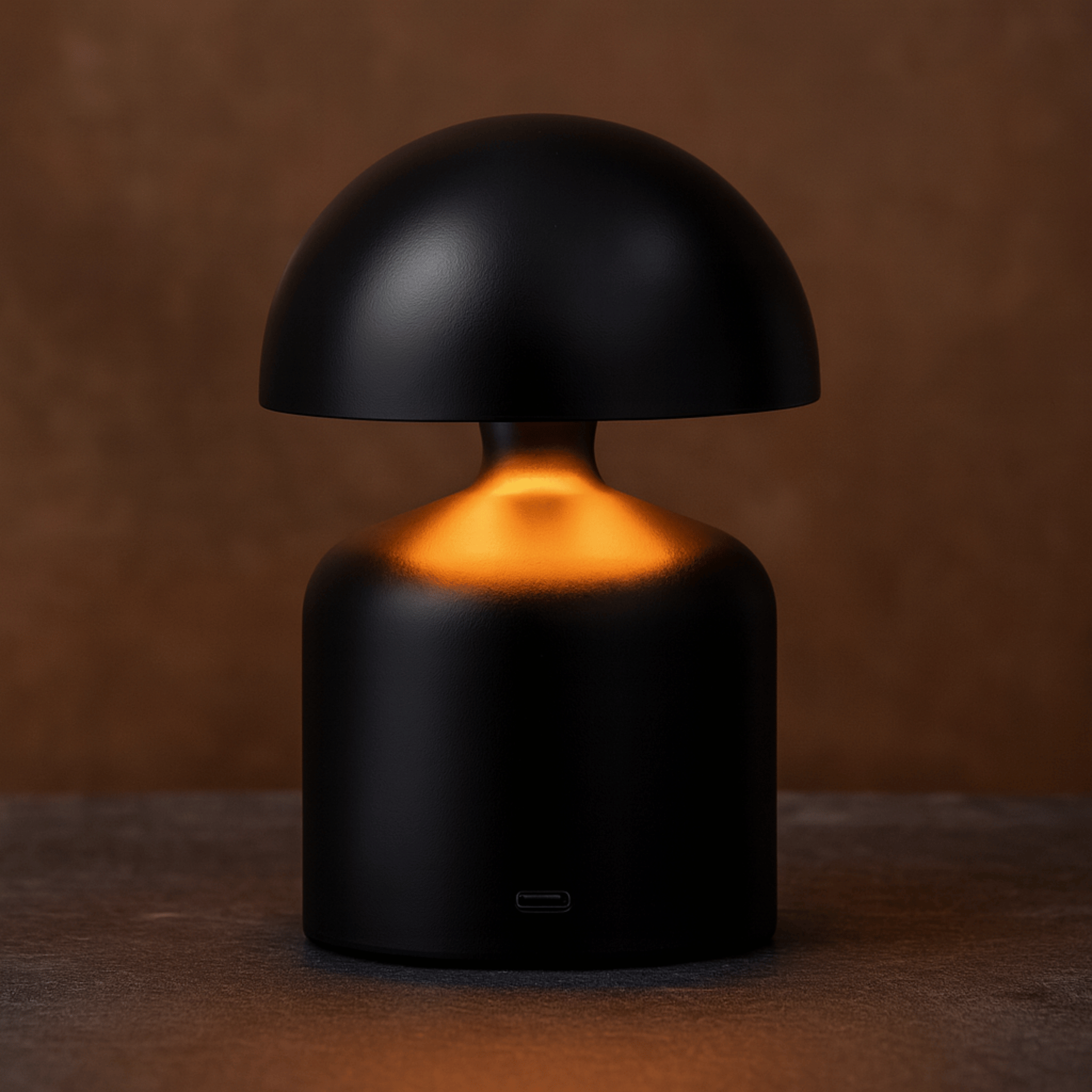 Kveld Touch Table Lamp — Rechargeable 3-Color LED, Black, Lamps, Cordless with 3 Color Modes