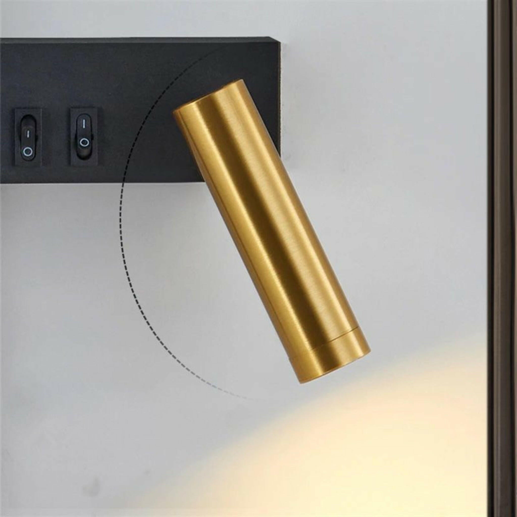 Kveld Scandinavian Iron Wall Sconce Warm LED Light, Fixtures, Minimalist Nordic